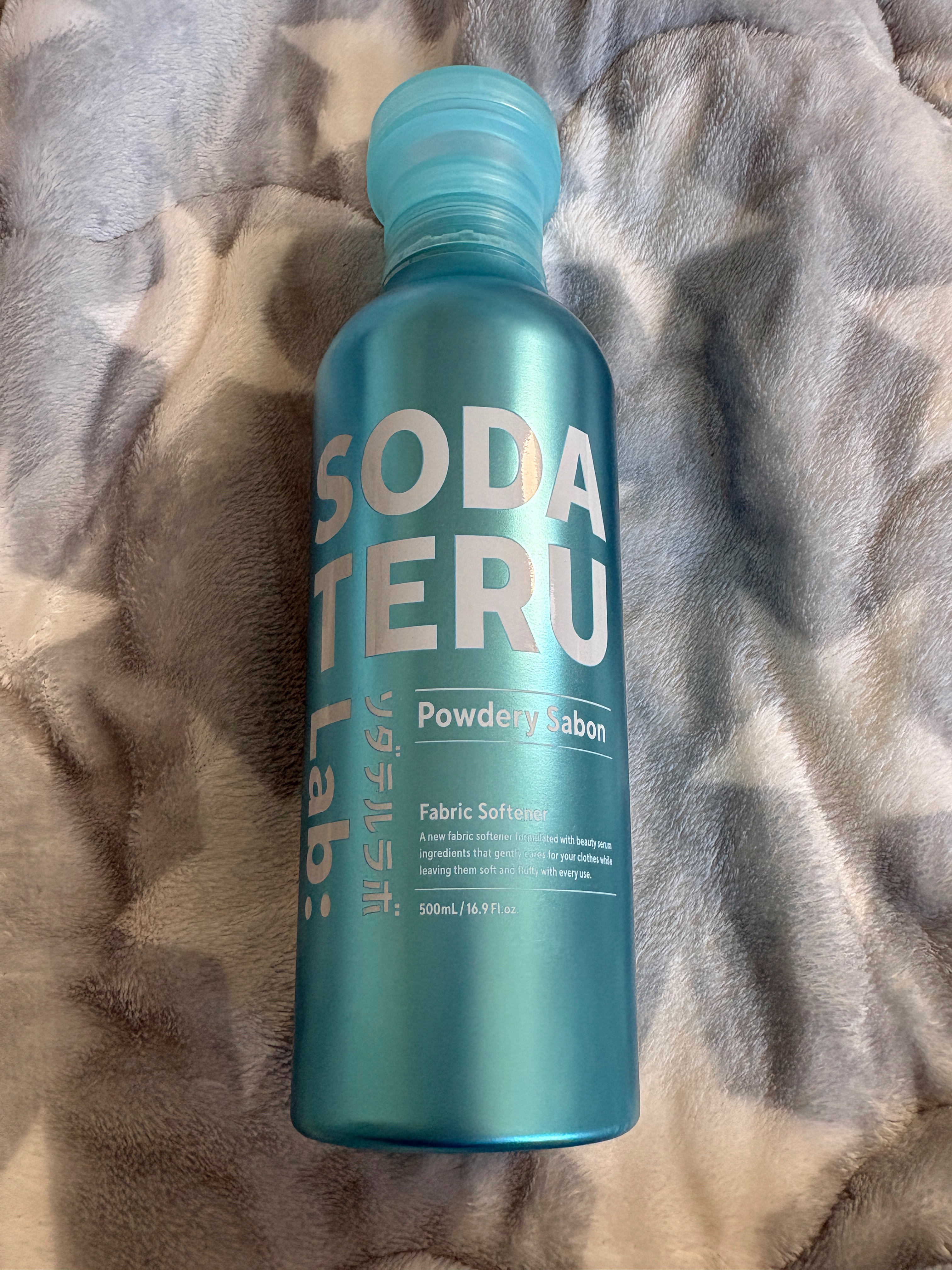 柔軟剤（パウダリーサボンの香り）/ソダテルラボ/柔軟剤を使ったクチコミ（1枚目）