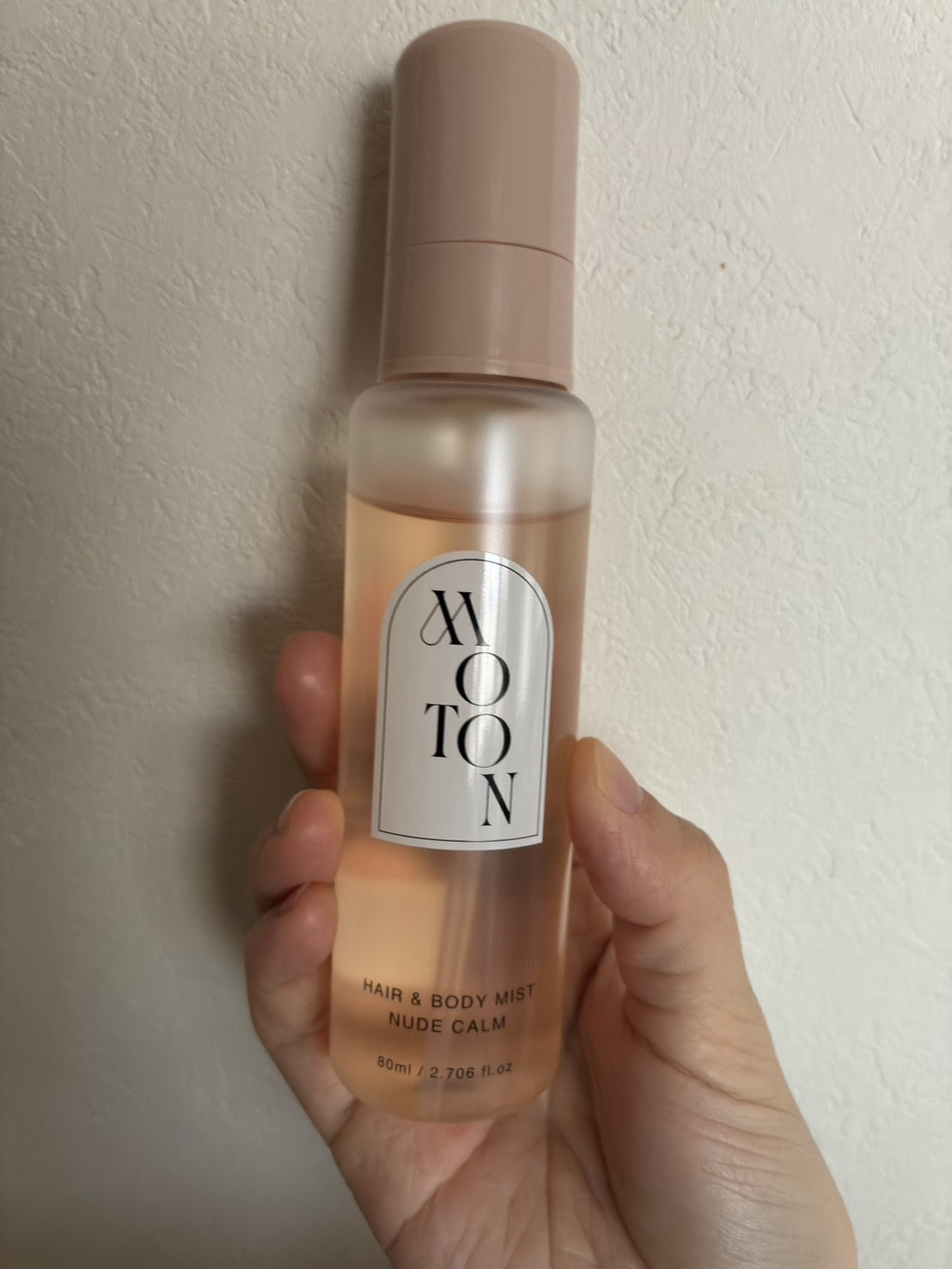 MOTON ヘア&ボディミスト ヌードカルム/MOTON/香水(レディース)を使ったクチコミ（1枚目）