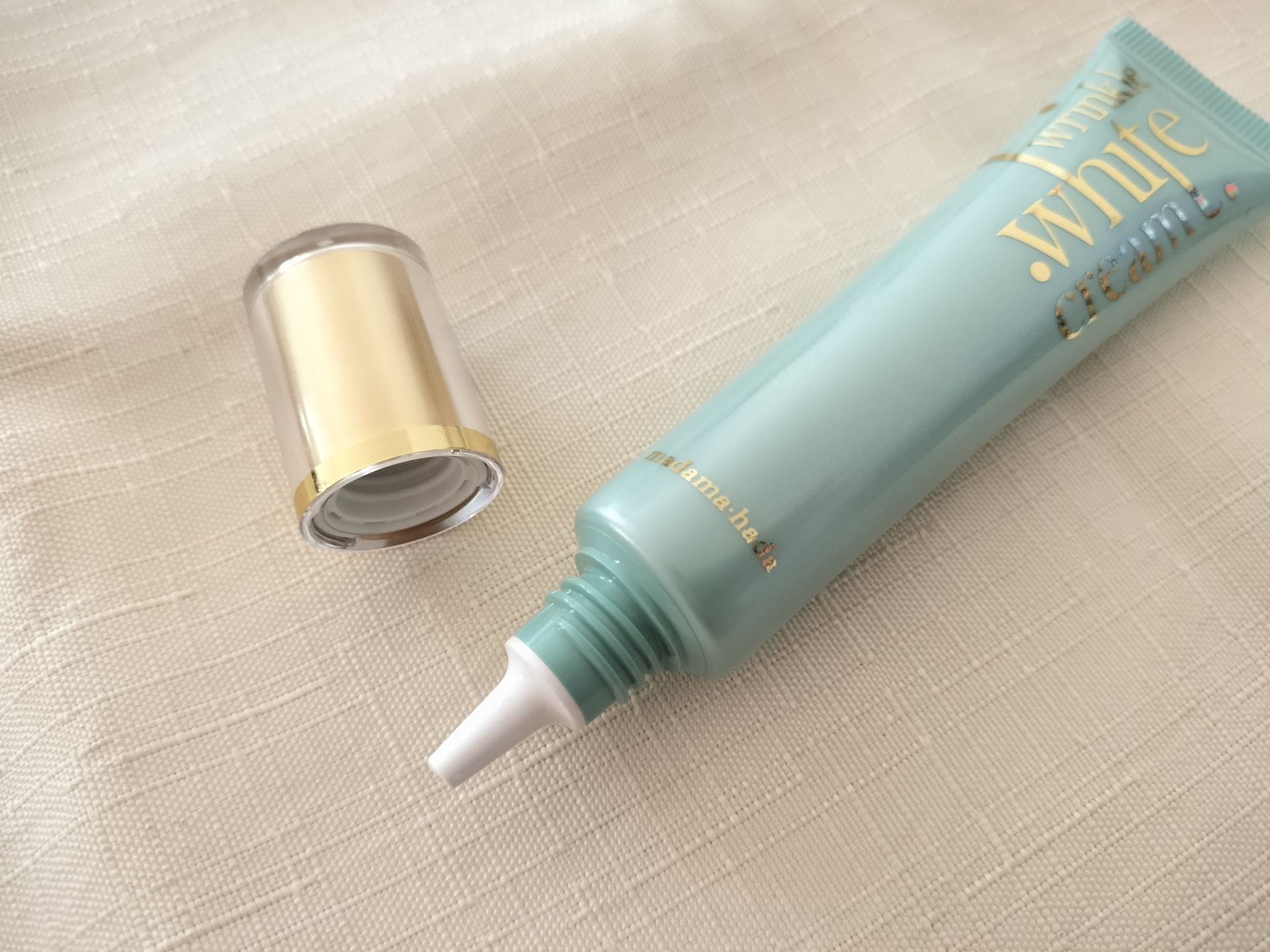 薬用リンクルホワイトクリーム 27g/madama･hada（真珠肌）/フェイスクリームを使ったクチコミ（2枚目）