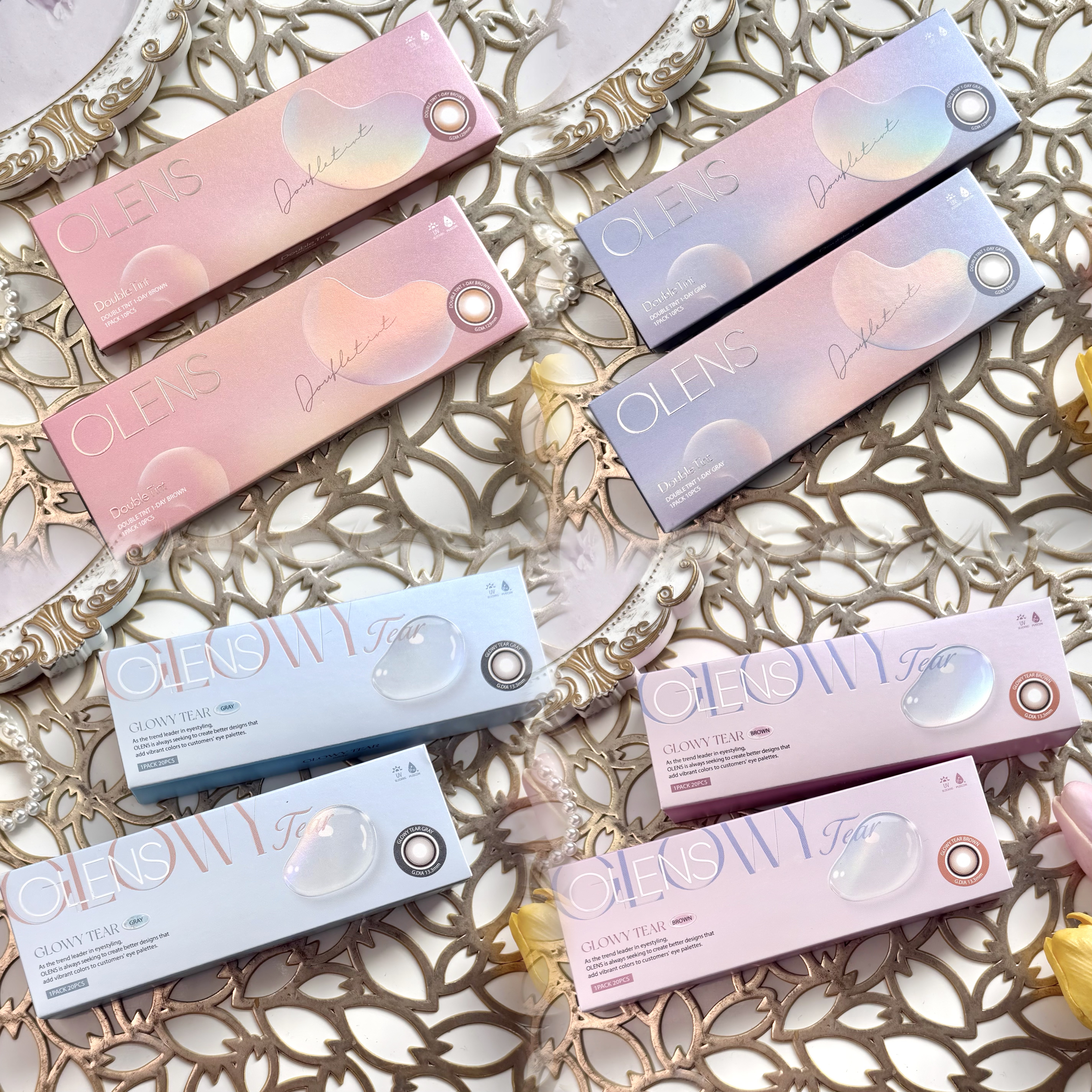 Double Tint 1day/OLENS/カラーコンタクトレンズを使ったクチコミ（2枚目）