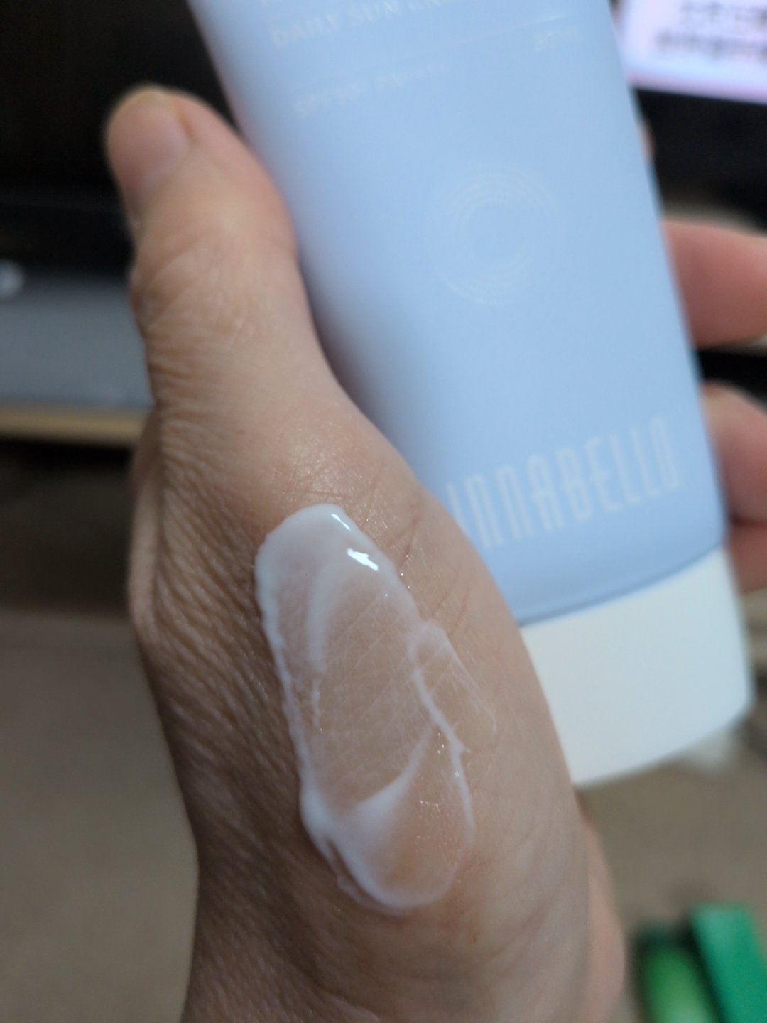 モイスチャーサンクリーム/イナベロ/日焼け止めクリームを使ったクチコミ（3枚目）