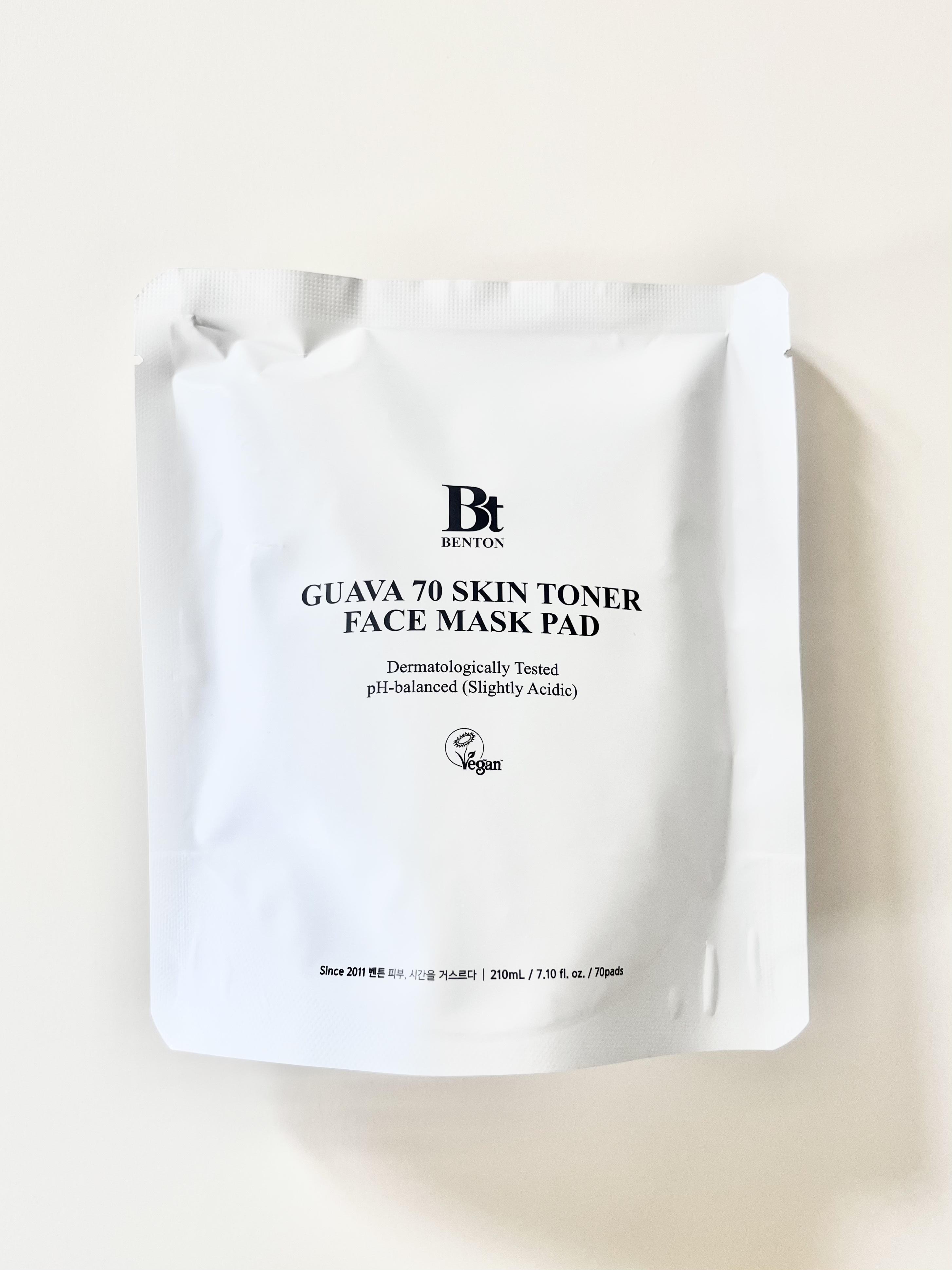 グアバ 70 スキン トナー パッド 70枚入り（詰め替え用）/BENTON/トナーパッドを使ったクチコミ（1枚目）