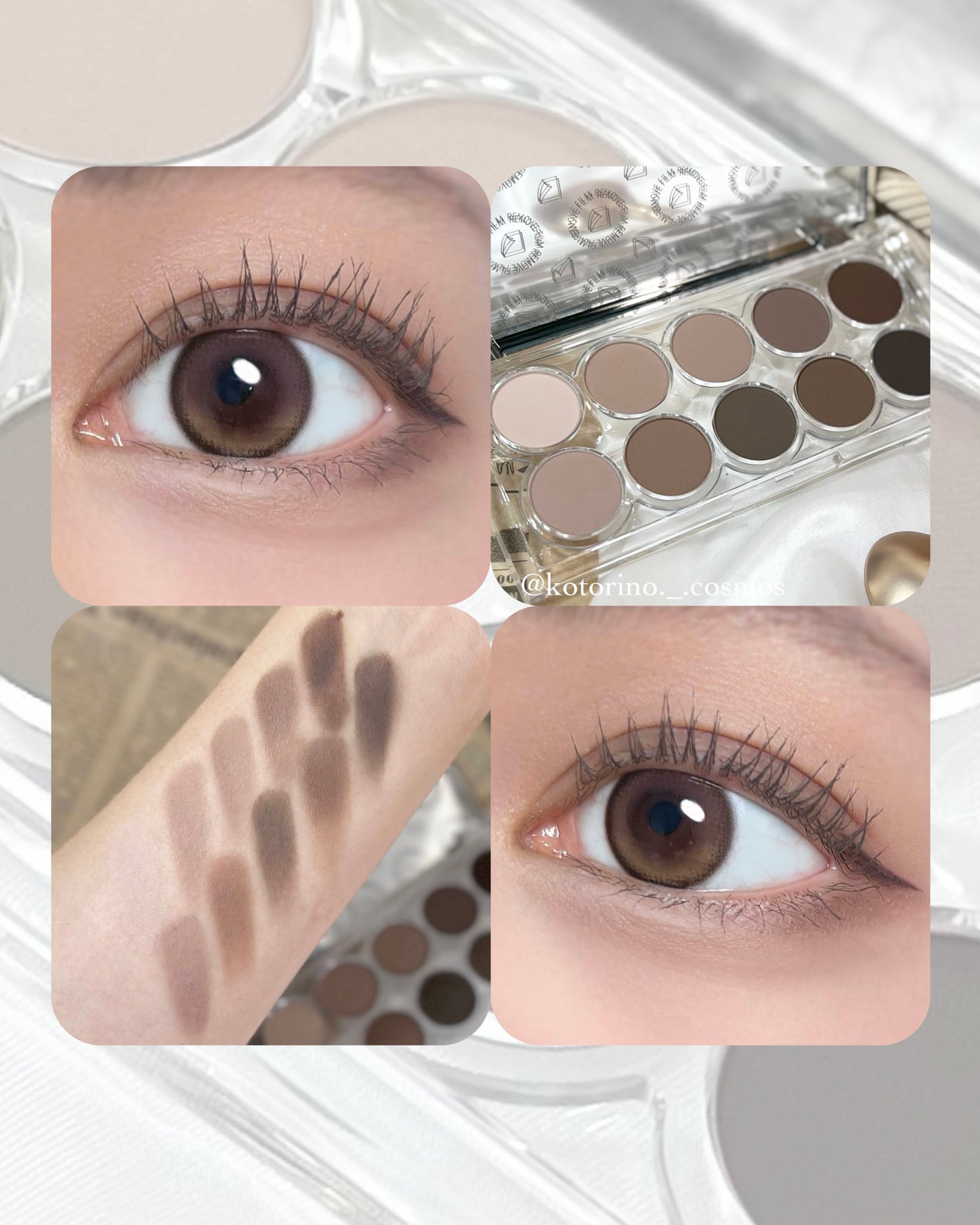 ライト オン アイズ シャドウ パレット/Lummir/アイシャドウパレットを使ったクチコミ(5枚目)