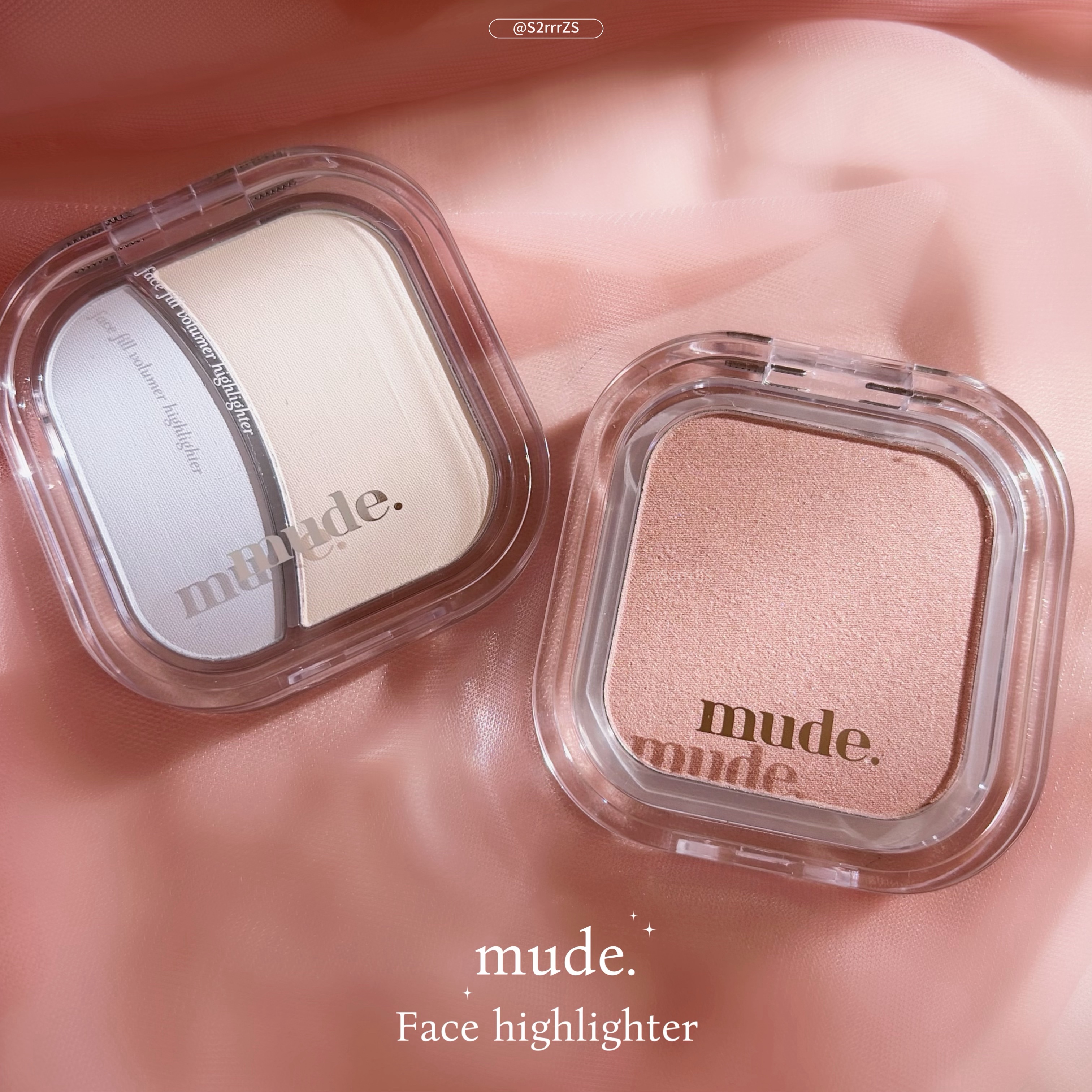 フェイスボリューマーハイライター/mude./パウダーハイライトを使ったクチコミ（1枚目）