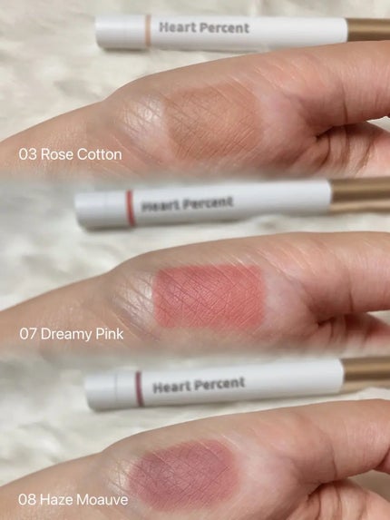 ドットオンムードリップペンシル/Heart Percent/リップライナーを使ったクチコミ(2枚目)