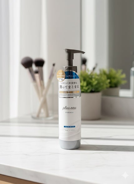 プリュスオー ハイドロミルク/plus eau/ヘアミルクを使ったクチコミ(1枚目)