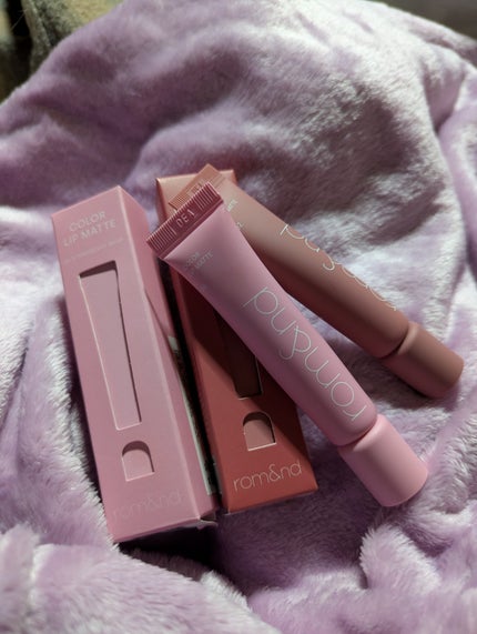 カラーリップマット/rom&nd/口紅を使ったクチコミ(1枚目)