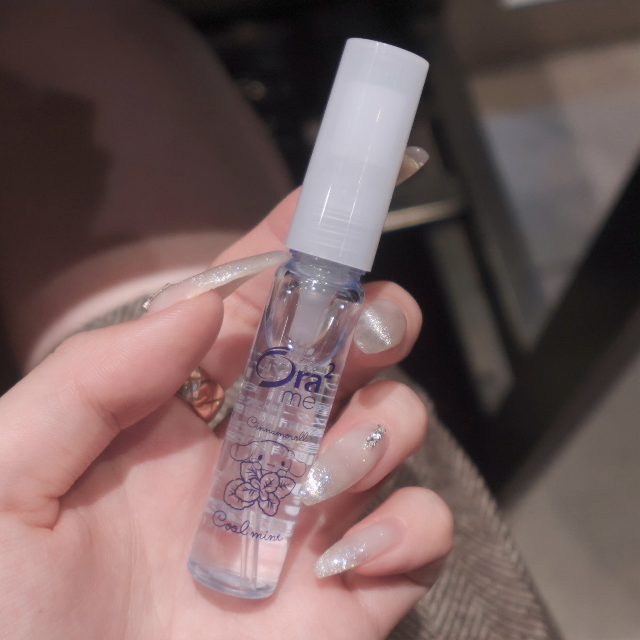 オーラツーのマウススプレーからシナモンコラボでてた🥹🎀