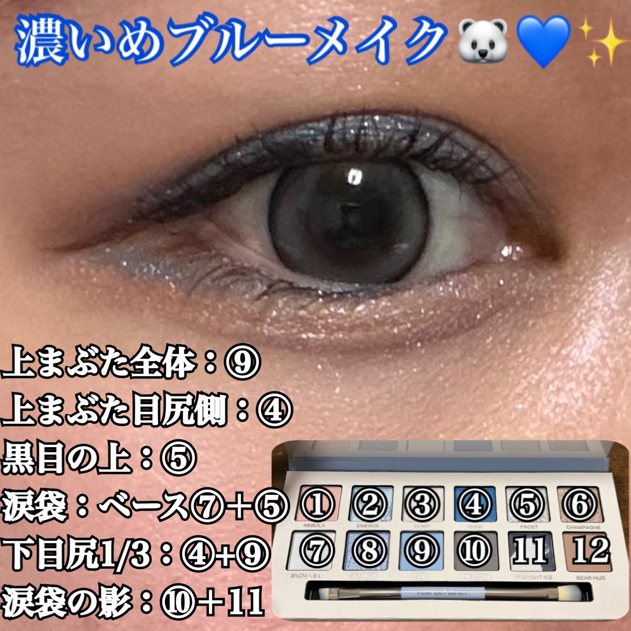 エクスプローラ12色 動物アイシャドウパレット/PERFECT DIARY/アイシャドウパレットを使ったクチコミ(5枚目)