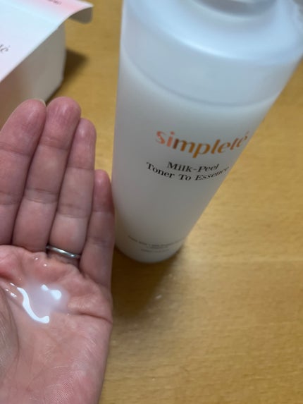 ミルクピールトナー/Simplete/拭き取り化粧水を使ったクチコミ(2枚目)