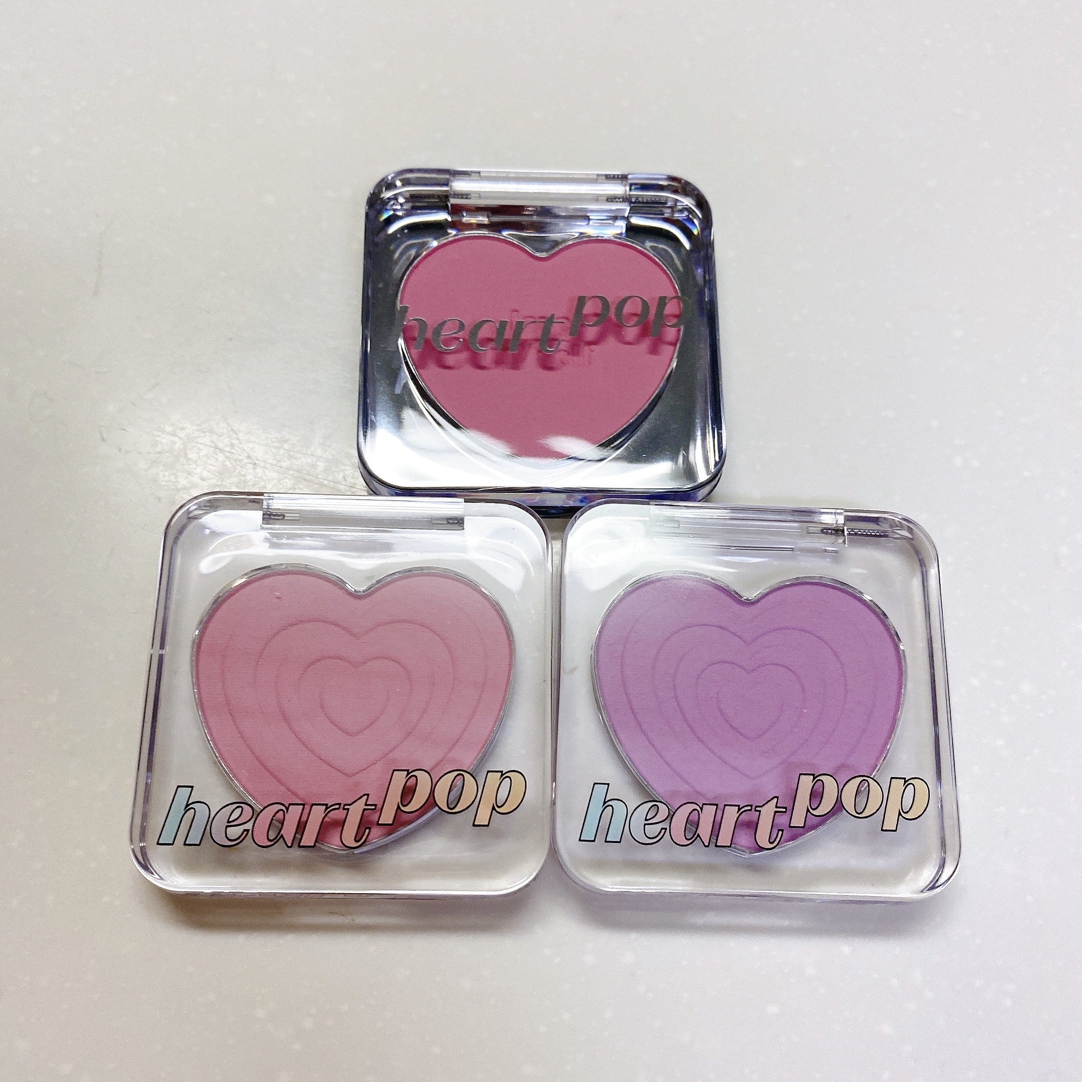 ハートポップブラッシャー/ETUDE/パウダーチークを使ったクチコミ（1枚目）