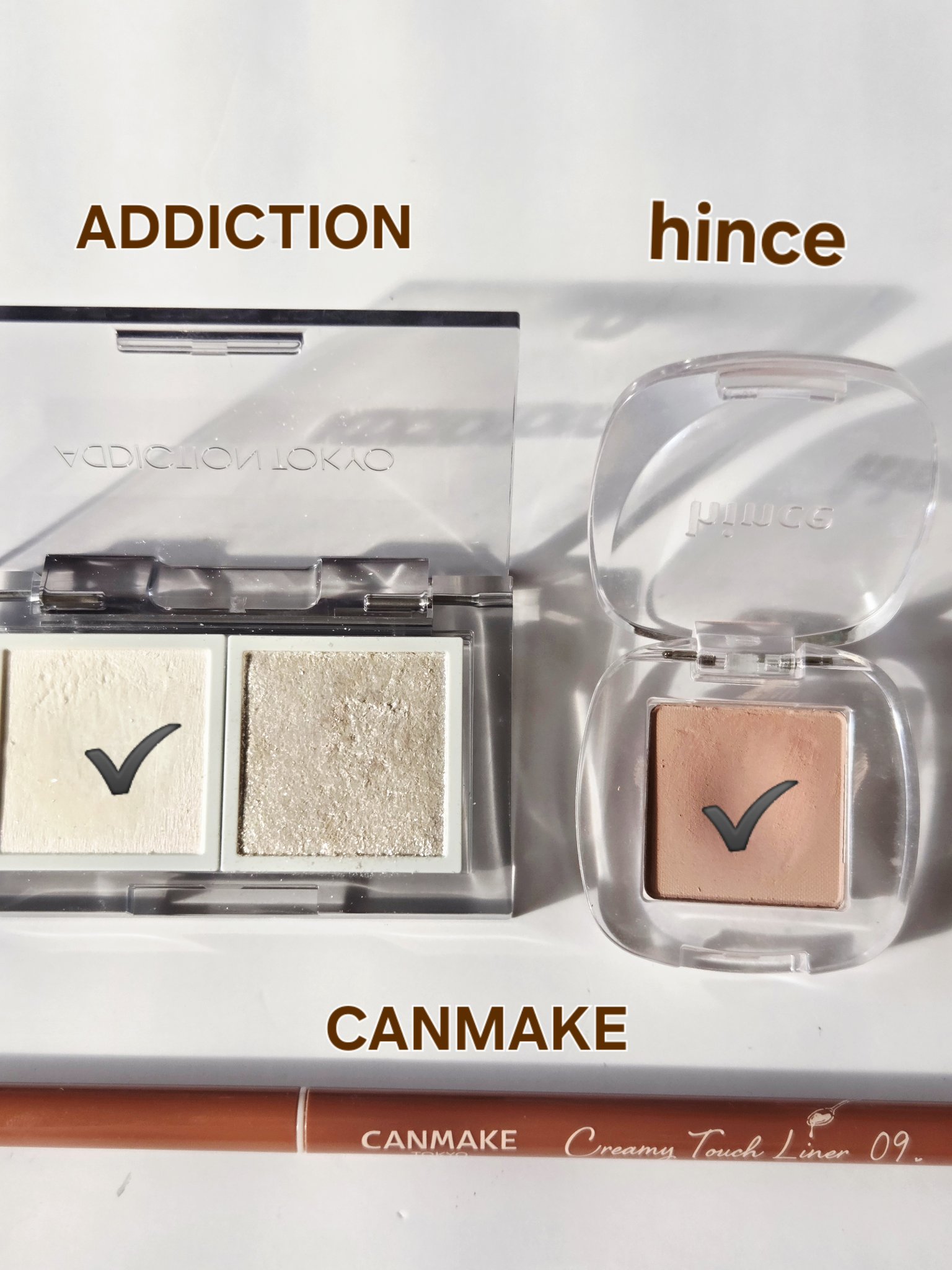 シングルアイシャドウ/hince/単色アイシャドウを使ったクチコミ（1枚目）