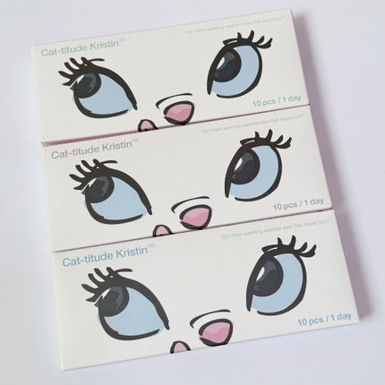 Cat-titude Kristin/Hapa kristin/ワンデー(1DAY)カラコンを使ったクチコミ(6枚目)