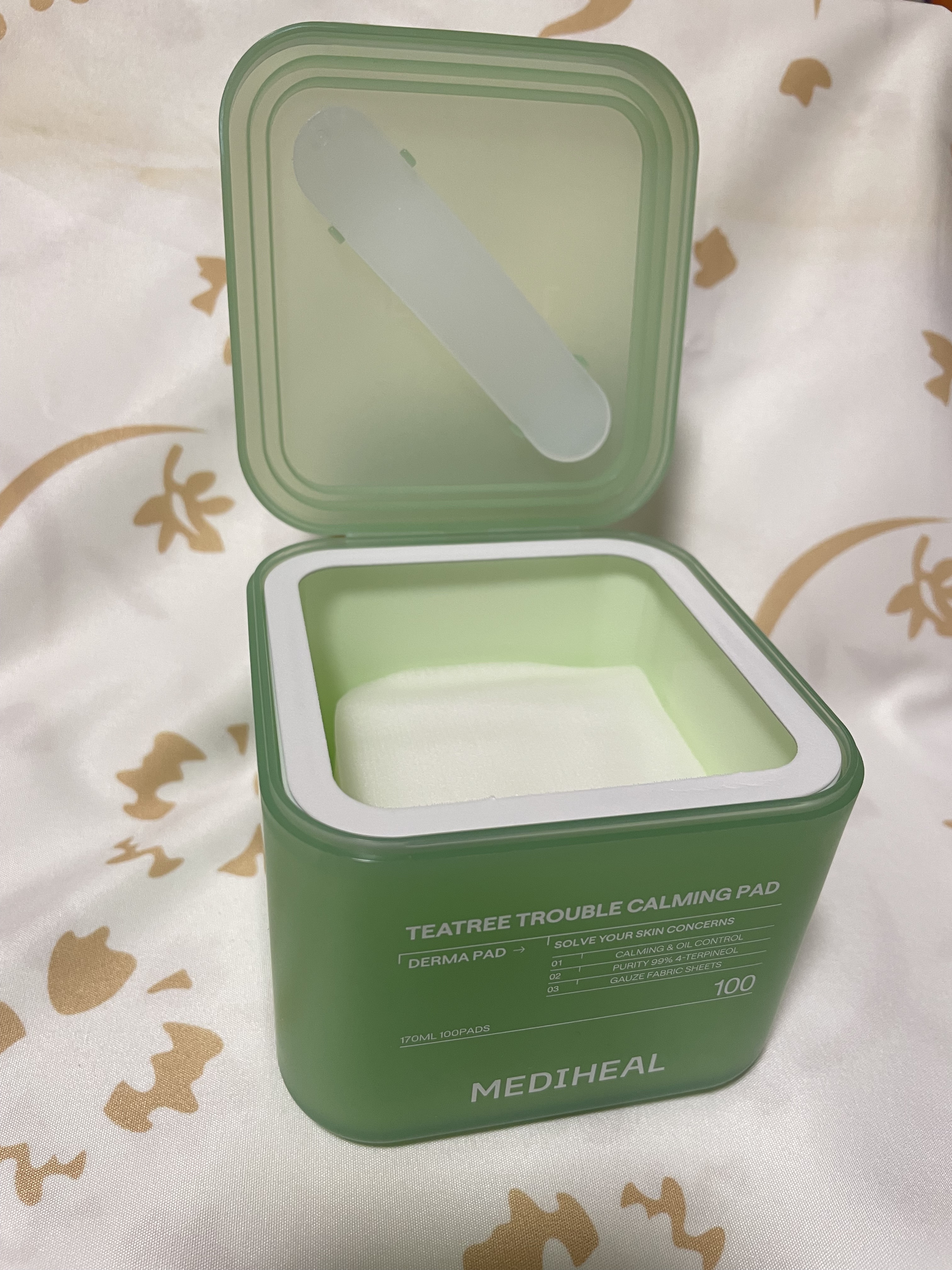 ティーツリー トラブルパッド/MEDIHEAL/トナーパッドを使ったクチコミ（3枚目）