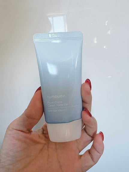 1番 ガラス玉トーンアップクリーム/numbuzin/日焼け止めクリームを使ったクチコミ(1枚目)