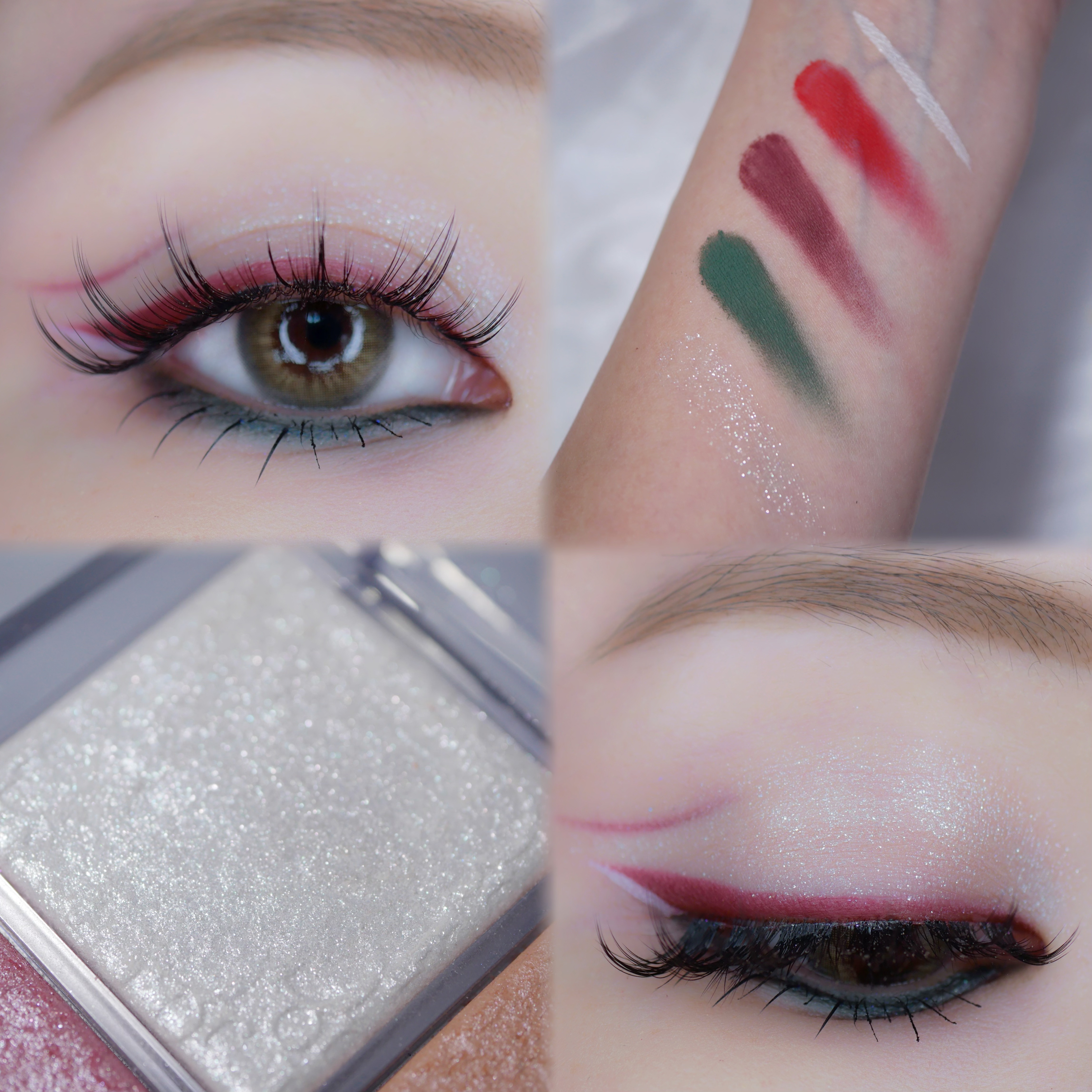 クリスマスメイク🎄
日常メイクに落とし込んでみたよ⭐️

CHEERYEP E008
Colour Pop in the mood
Dior セレスティアル
COCOROIKI ラディアントホワイト

