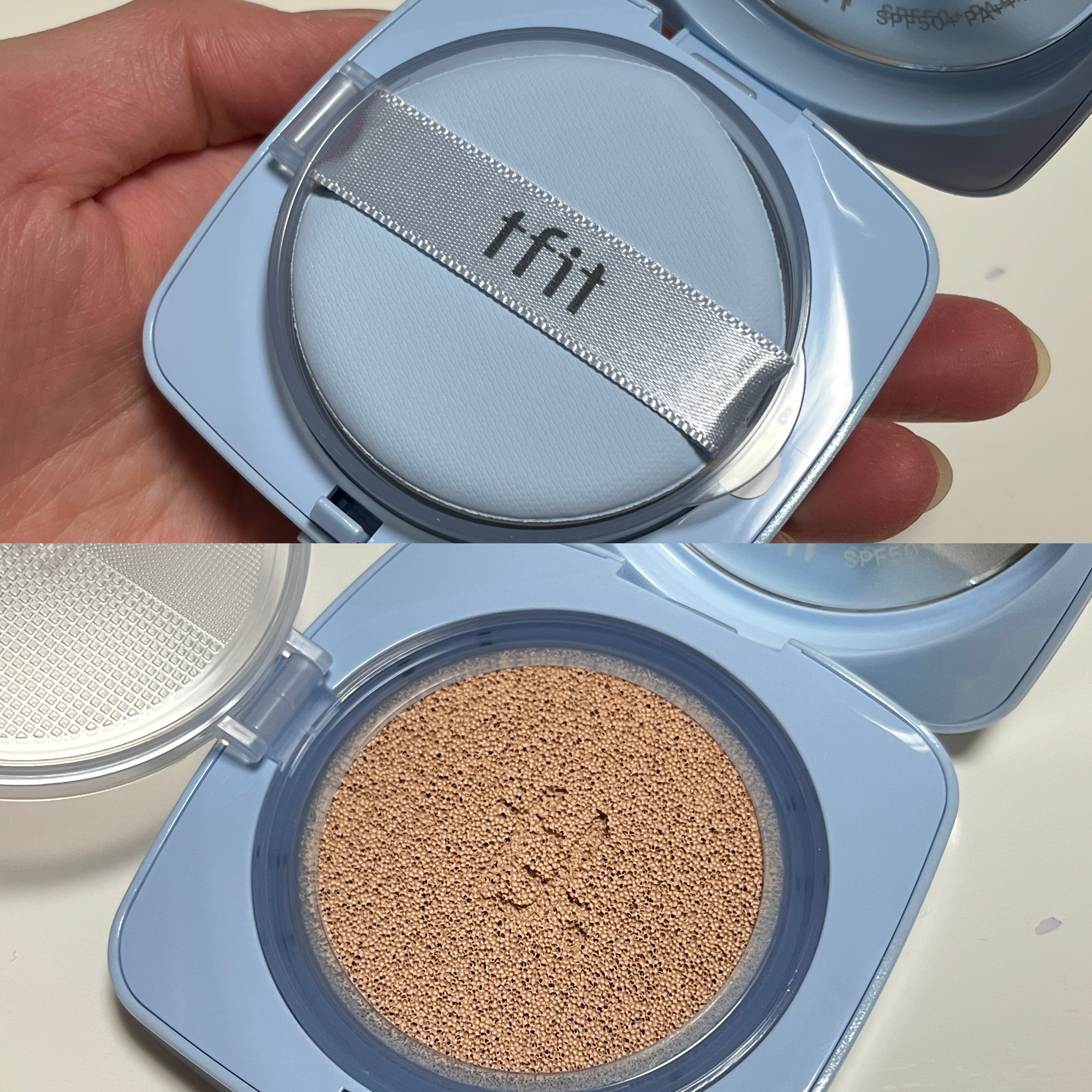 アイシーフィットカバークッションEX/TFIT/クッションファンデーションを使ったクチコミ（3枚目）