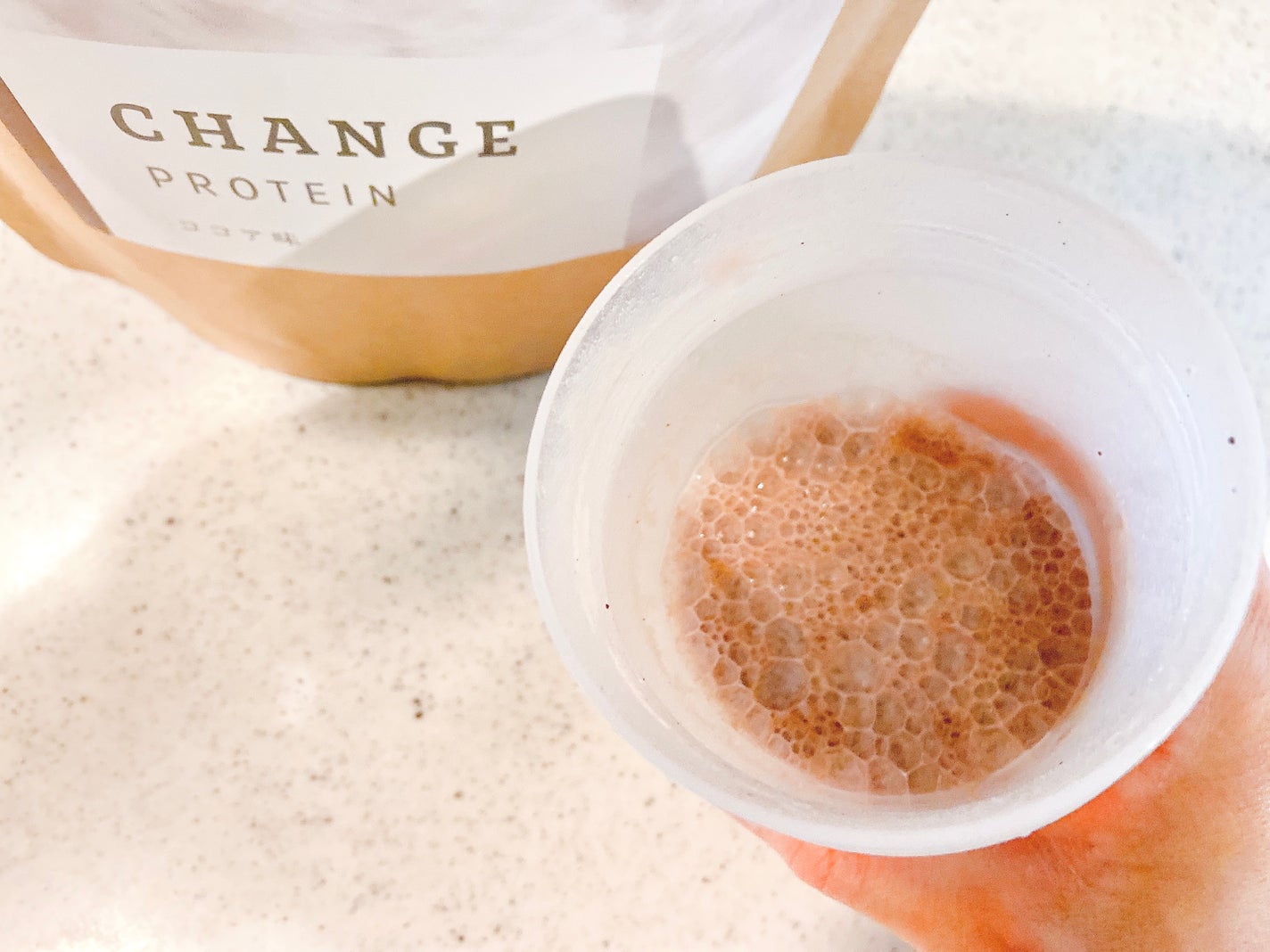 チェンジプロテイン/CHANGE/ソイプロテインを使ったクチコミ(6枚目)