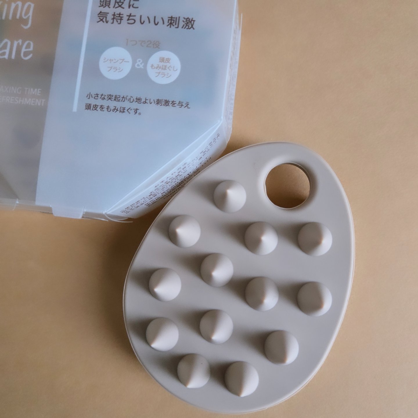 リラクシングスカルプケアブラシ/マペペ/スカルプブラシを使ったクチコミ（2枚目）