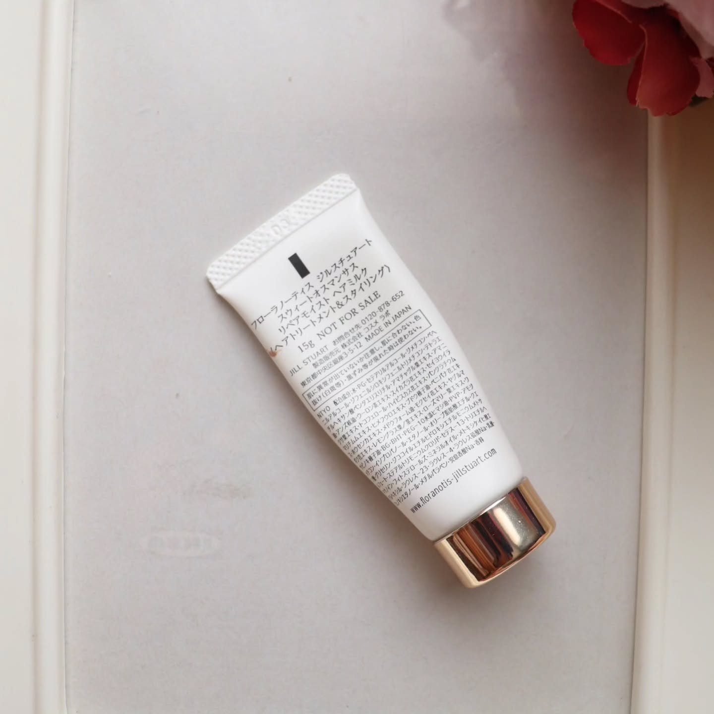 Flora Notis JILL STUART スウィートオスマンサス リペアモイスト ヘアミルク のクチコミ「フローラノーティス ジルスチュアート.
スウィートオスマンサスリペアモイストヘアミルク.
.
.....」（2枚目）