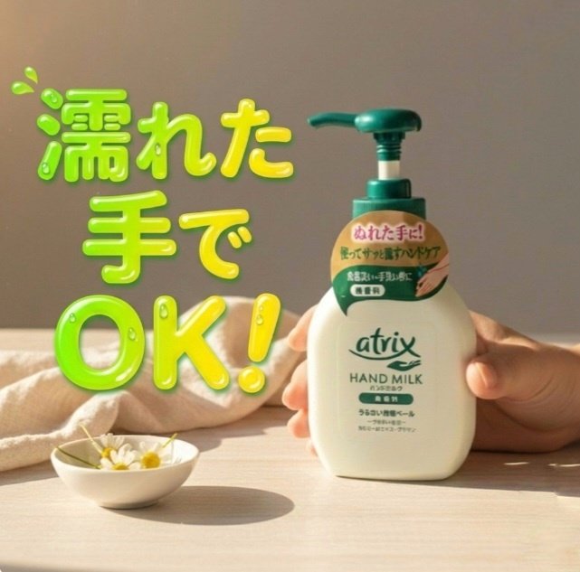 ハンドミルク/アトリックス/ハンドクリームを使ったクチコミ（1枚目）