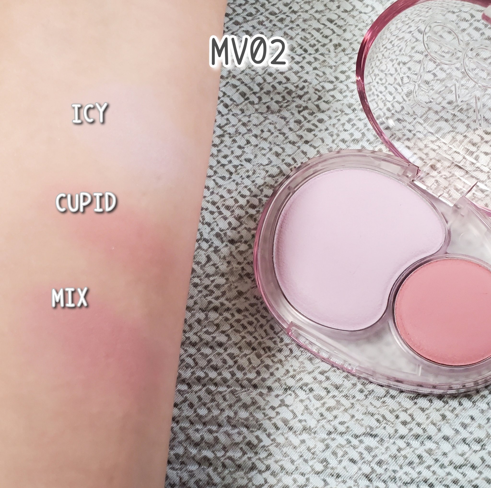 デュアルチークメロウ/fwee/ジェル・クリームチークを使ったクチコミ（2枚目）