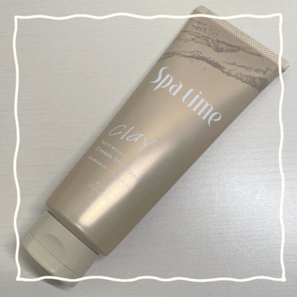 スパタイム クリームシャンプー (リッチモイスト)/Spa time/市販シャンプーを使ったクチコミ(1枚目)