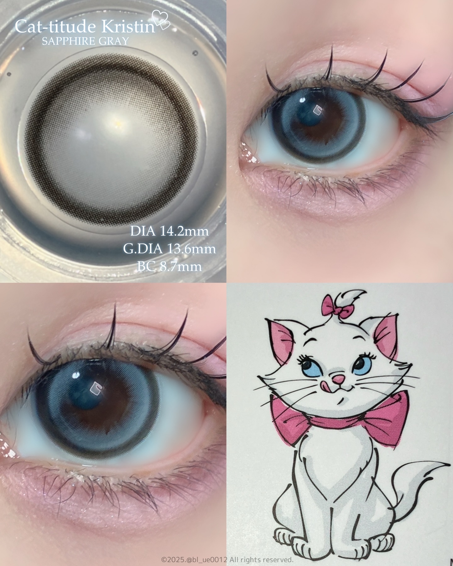 Cat-titude Kristin/Hapa kristin/ワンデー（１DAY）カラコンを使ったクチコミ（2枚目）