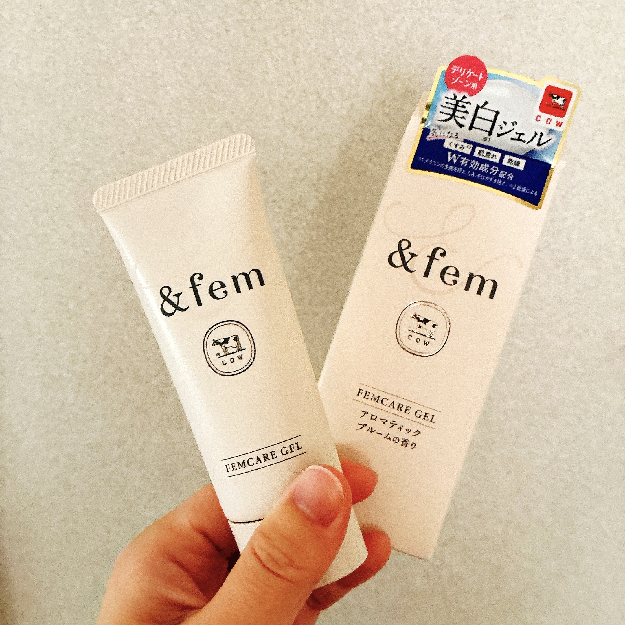アンドフェム フェムケア美白ジェル/＆fem/ボディクリームを使ったクチコミ（3枚目）