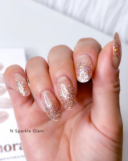 セミキュアジェルネイル(ハンド)/ohora/ネイルシールを使ったクチコミ(3枚目)