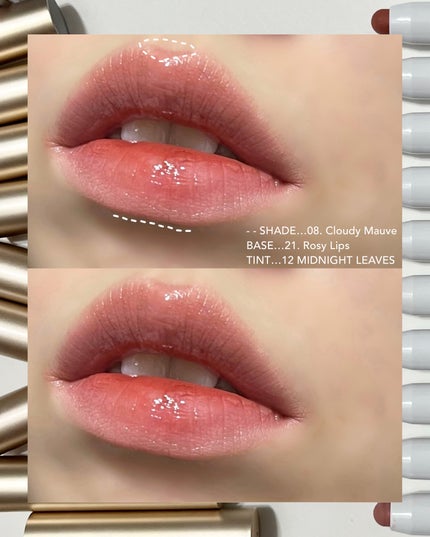 ドットオンムードリップペンシル/Heart Percent/リップライナーを使ったクチコミ(4枚目)