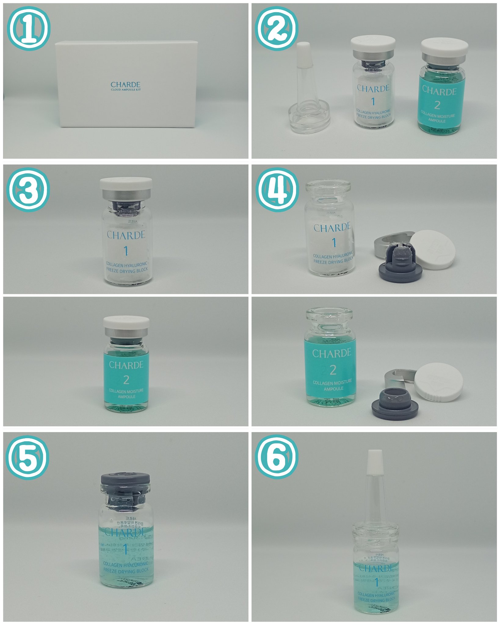 クラウドアンプル 1week キット/CHARDE/美容液を使ったクチコミ（3枚目）