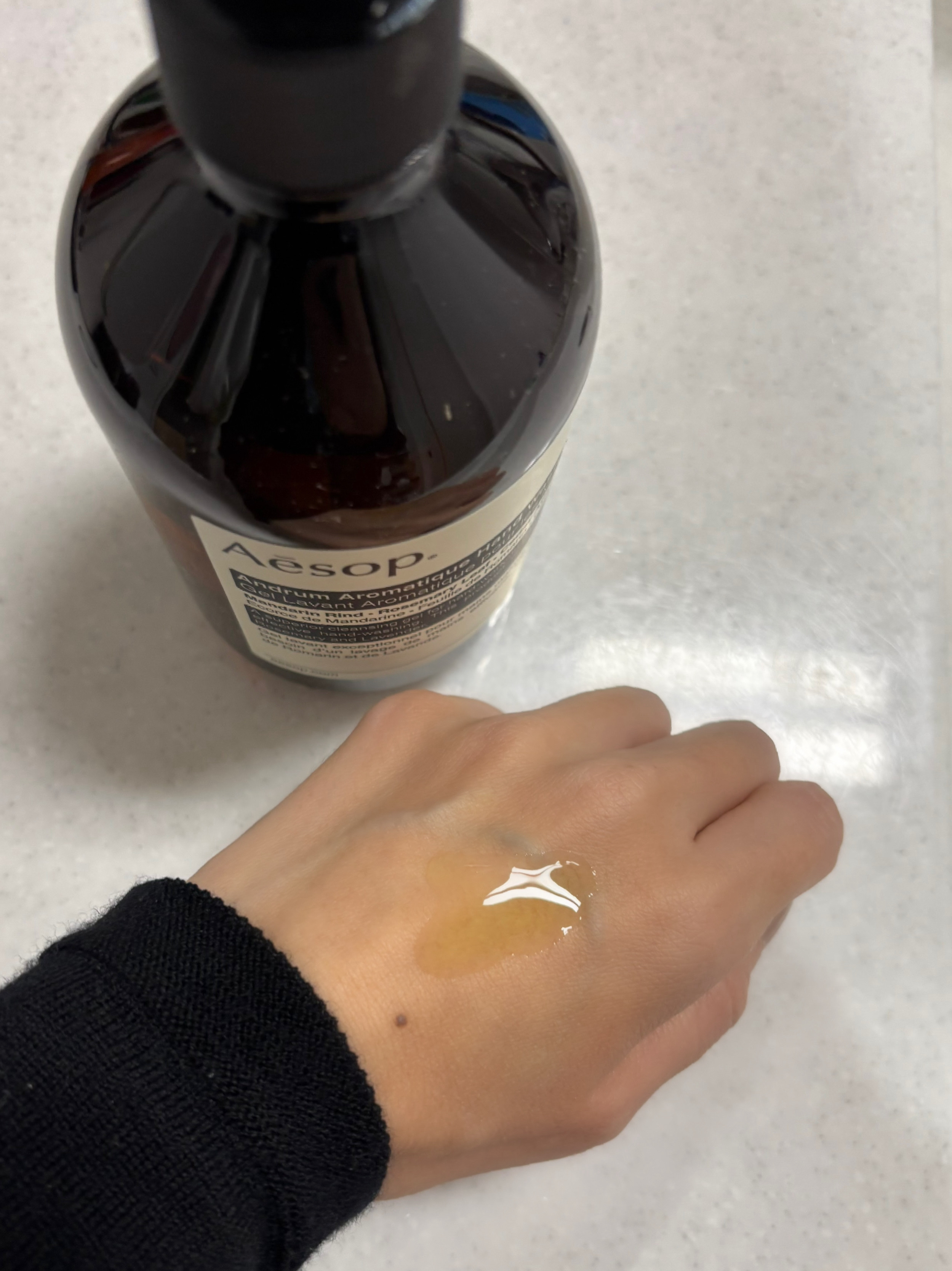 アンドラム アロマティック ハンドウォッシュ/Aesop/ハンドソープを使ったクチコミ（2枚目）