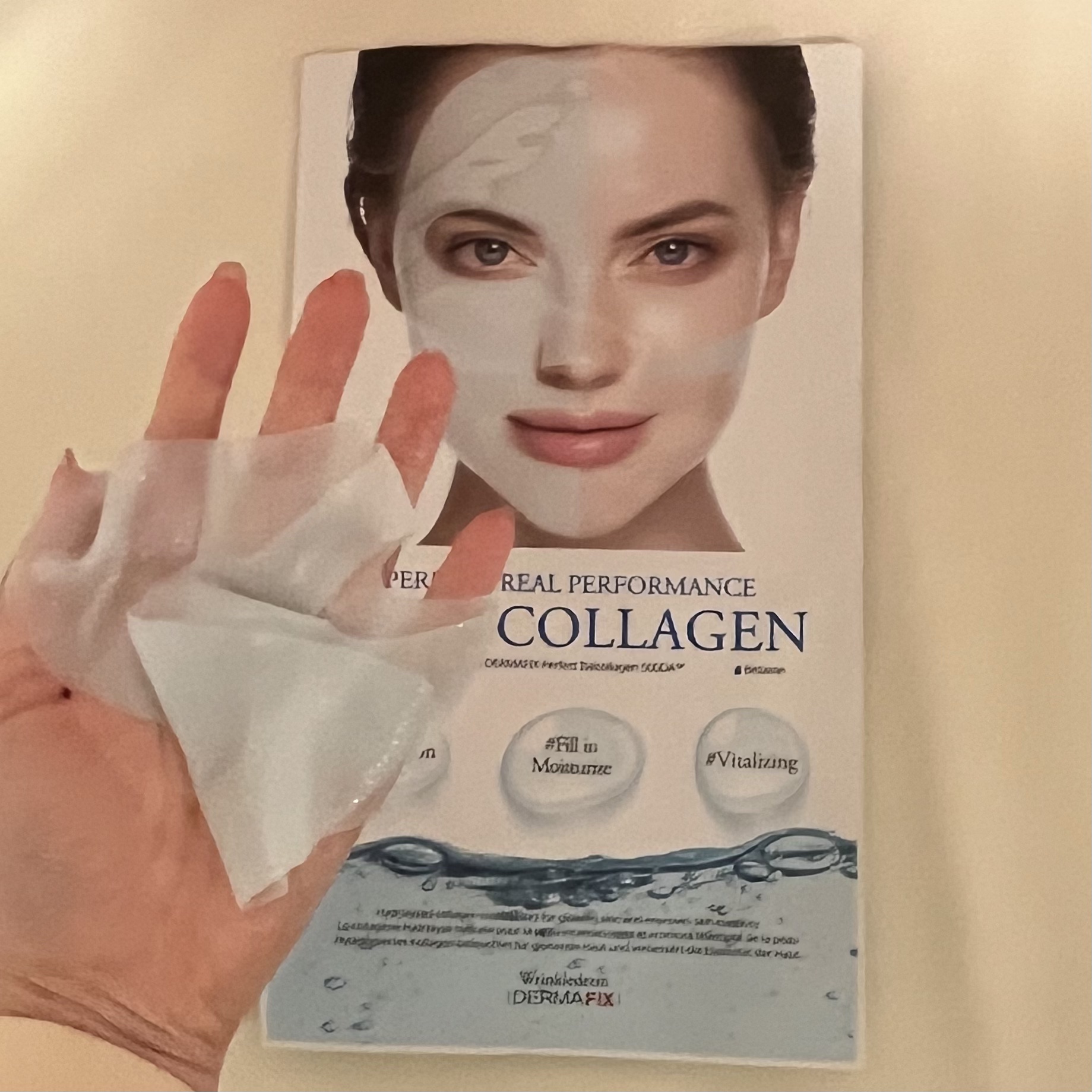 パーフェクト リアル パフォーマンス ヒアルコラーゲ ンマスクパック /ダーマフィックス/シートマスク・パックを使ったクチコミ（1枚目）