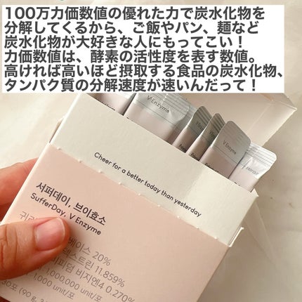 サファーデイ V酵素/canteen9/ボディサプリメントを使ったクチコミ(2枚目)