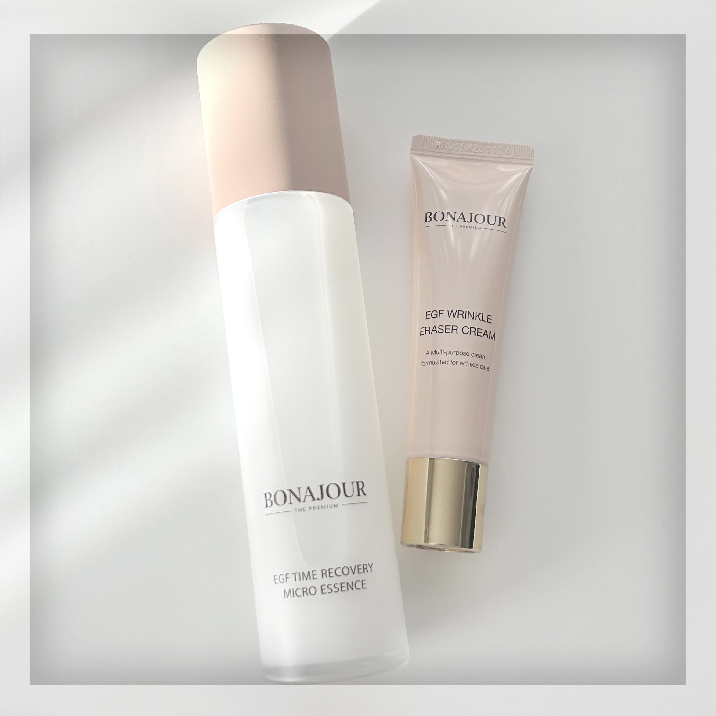 ⋆⸜Bonajourアンバサダー⸝⋆

【高濃縮・高栄養・高機能性】
ボナジュールのプレミアムライン𓂃🌸🤍
使い心地､仕上がり共にほんっっっとうに良くて即お気に入りになりました🥺

☑︎EGFタイムリカバリーマイクロエッセンス

乳