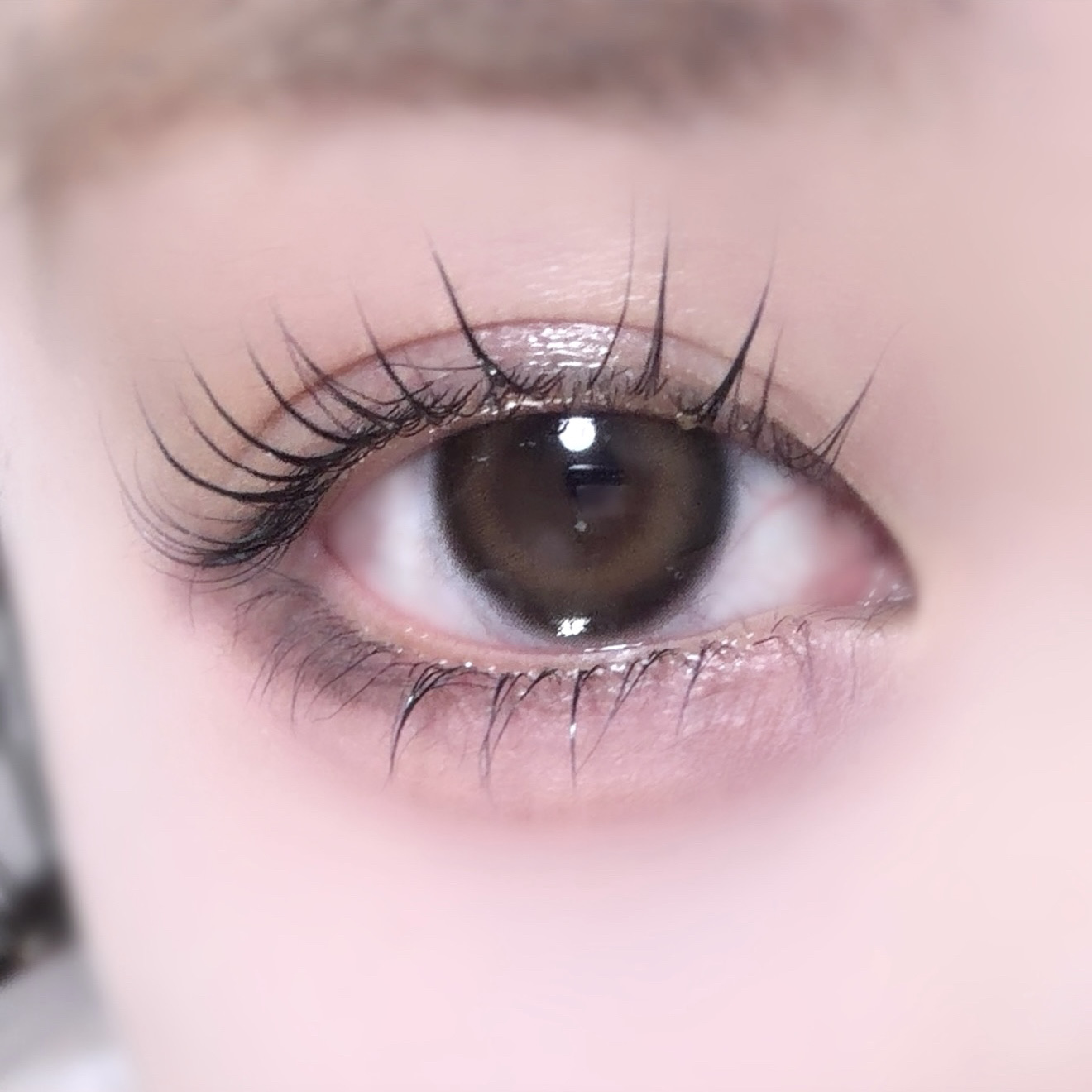 ダブルラインエキスパートの極薄ピンクで作る涙袋ほまに可愛い