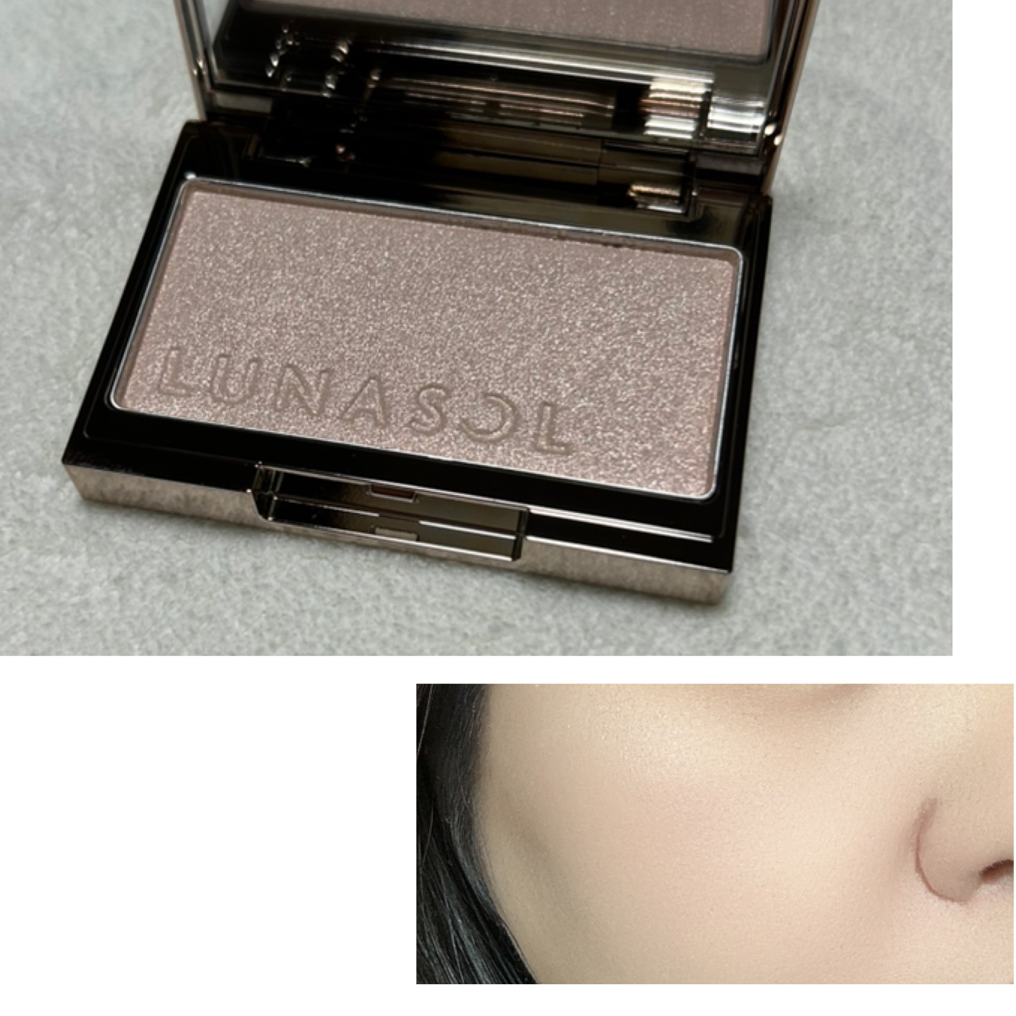 ルナソル カラーリングシアーチークス(グロウ)/LUNASOL/パウダーチークを使ったクチコミ（3枚目）