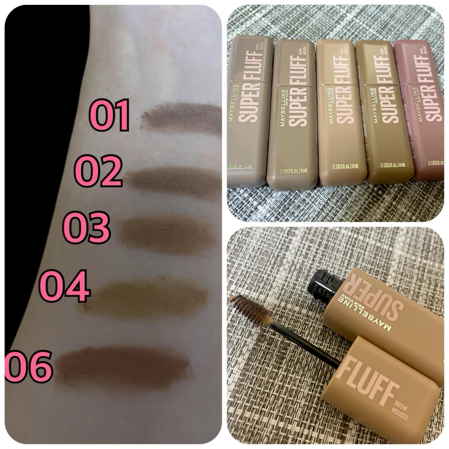 ＳＰ フラッフ ブロウ ムース/MAYBELLINE NEW YORK/眉マスカラを使ったクチコミ（2枚目）