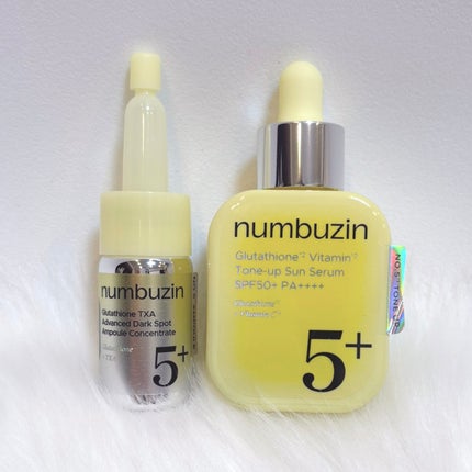 5çª çœçã°ã«ã¿ããªã³CããŒã³ã¢ããããŒã¹ SPF50+ PA++++/numbuzin/åç²§äžå°ã䜿ã£ãã¯ãã³ãïŒ1æç®ïŒ