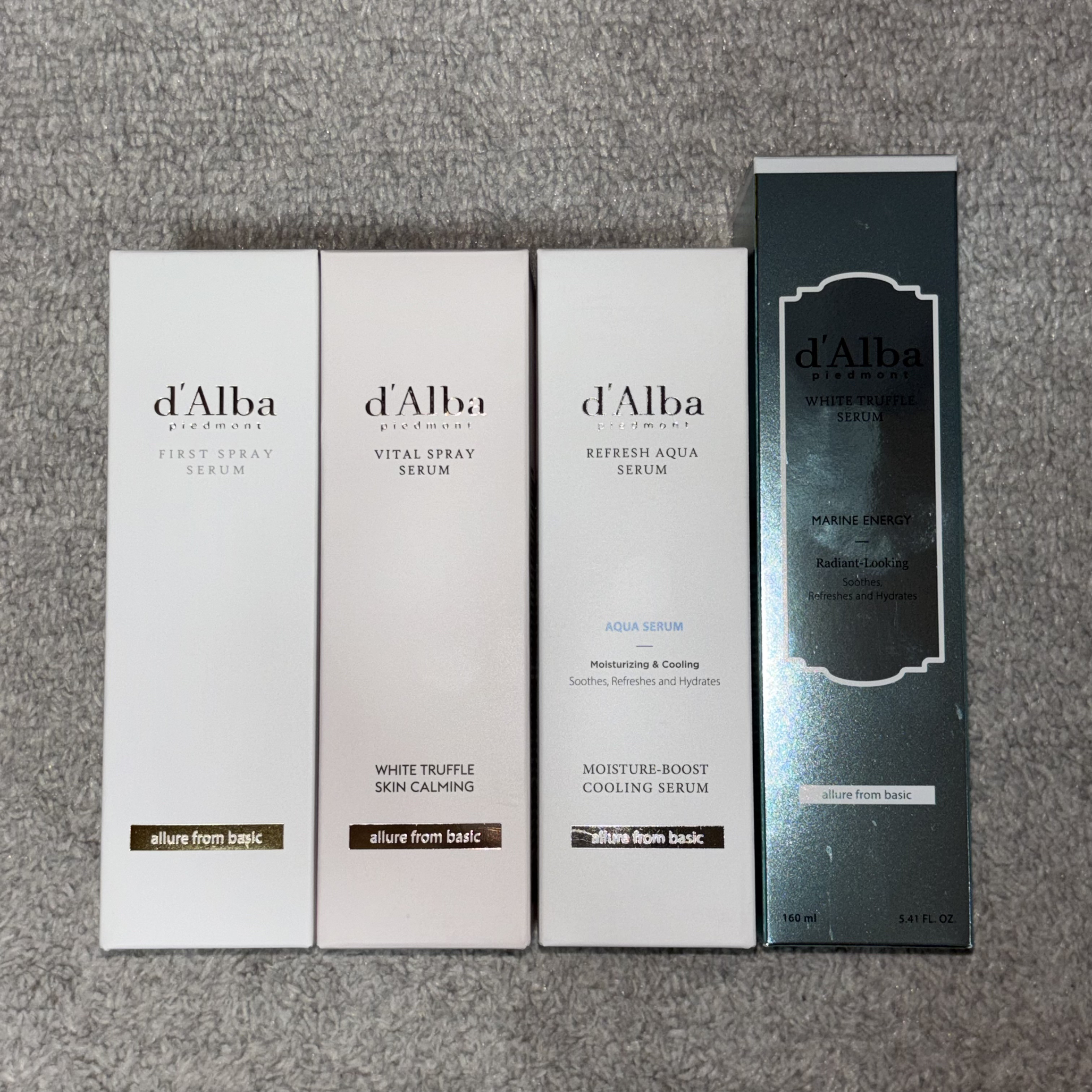 ホワイトトリュフアクアマリンエナジーセラム/ダルバ/ミスト状化粧水を使ったクチコミ（1枚目）