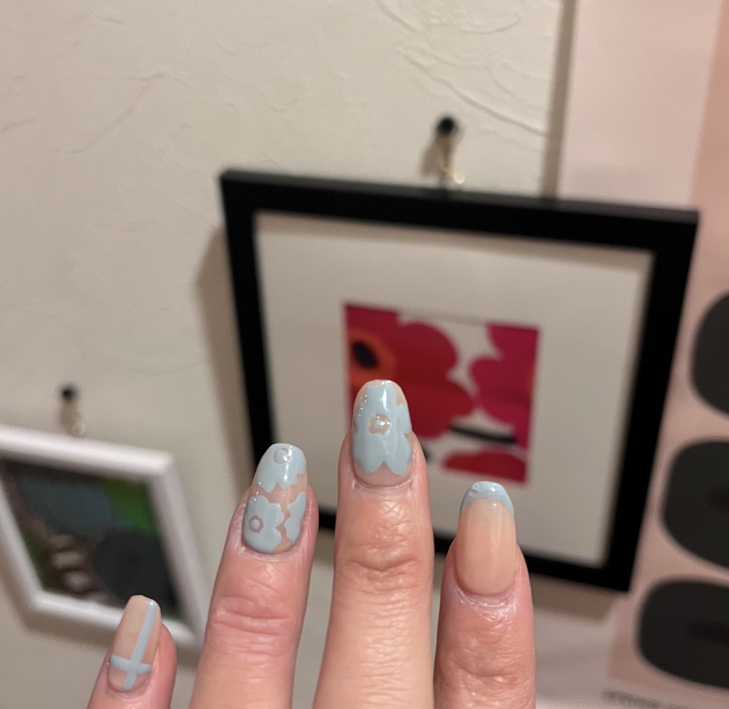 ジェルネイル（ライト対応）/セリア/ジェルネイルを使ったクチコミ（1枚目）