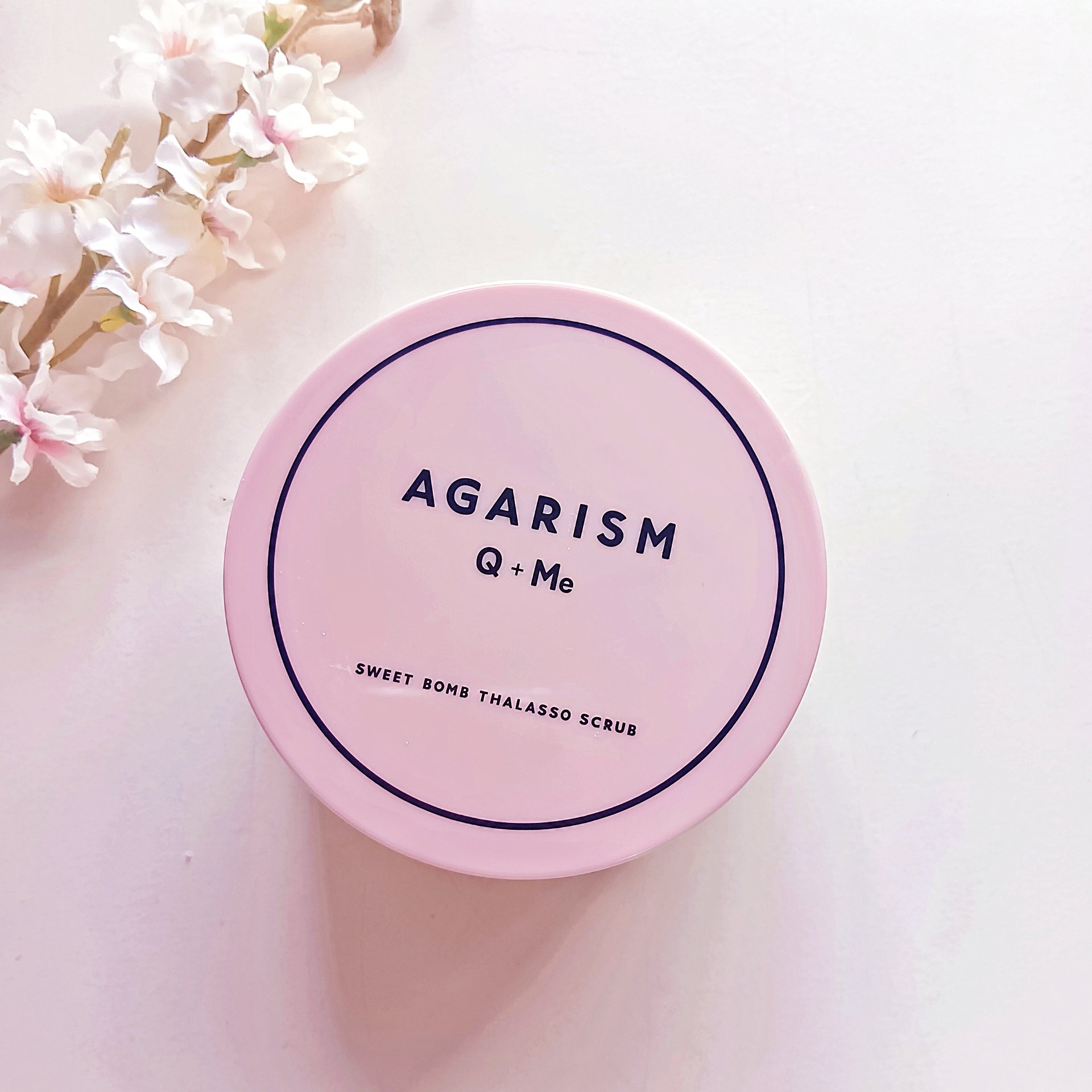 Q+Me スウィート ボム タラソ スクラブ/AGARISM/バストケア・ヒップケアを使ったクチコミ（1枚目）