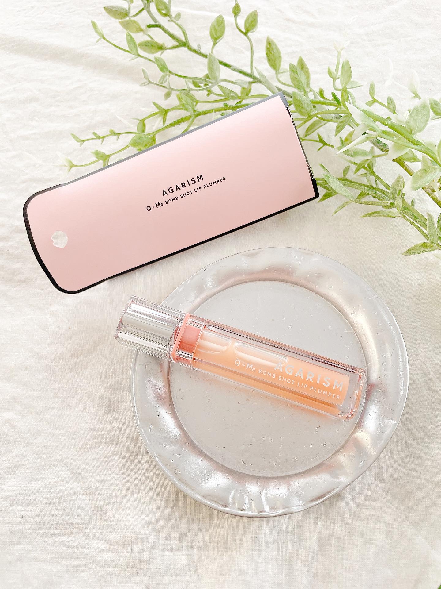 キューミ―ボムショットリッププランパー/AGARISM/リッププランパーを使ったクチコミ（1枚目）