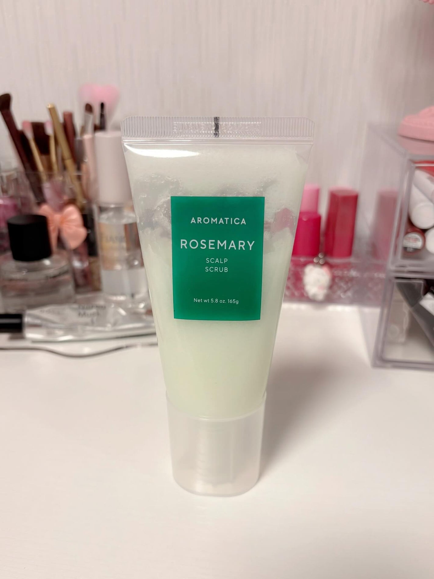 ローズマリー スカルプ スクラブ/AROMATICA/ヘッドスクラブを使ったクチコミ(1枚目)