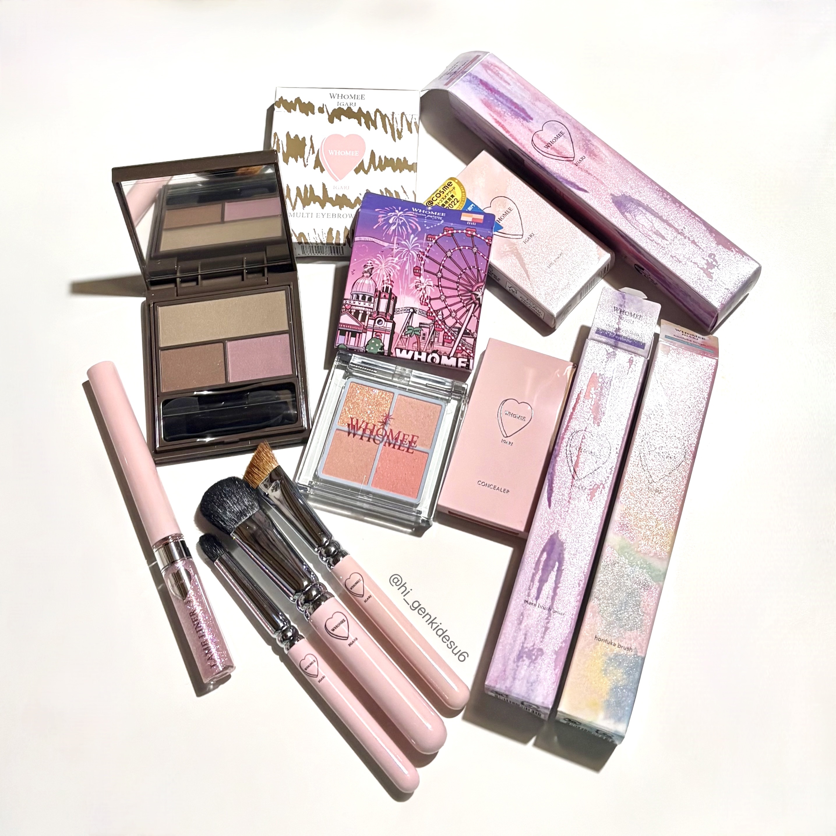 フーミー マルチアイブロウパウダー/WHOMEE/パウダーアイブロウを使ったクチコミ（1枚目）