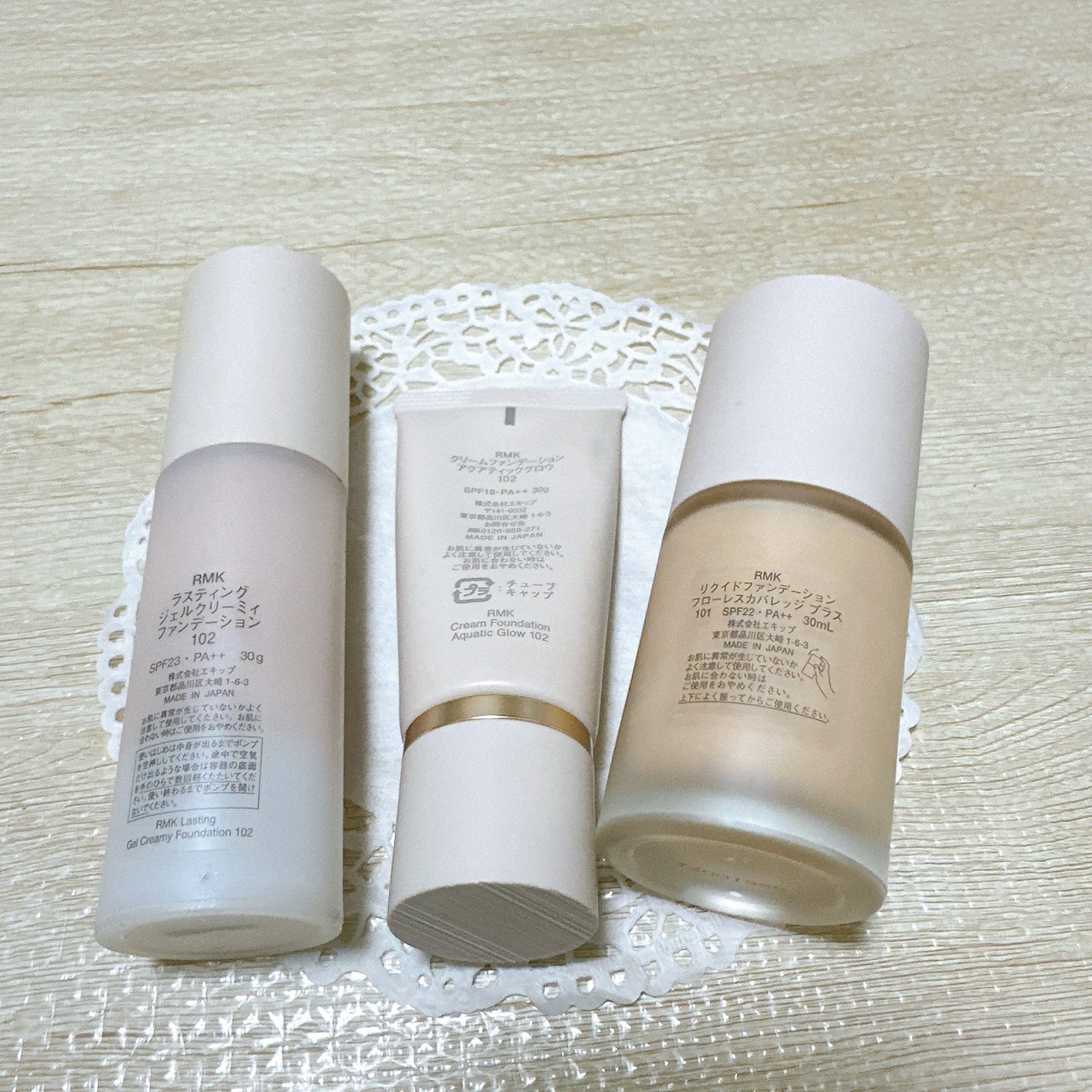 RMK ラスティング ジェルクリーミィファンデーション/RMK/クリーム・エマルジョンファンデーションを使ったクチコミ(3枚目)