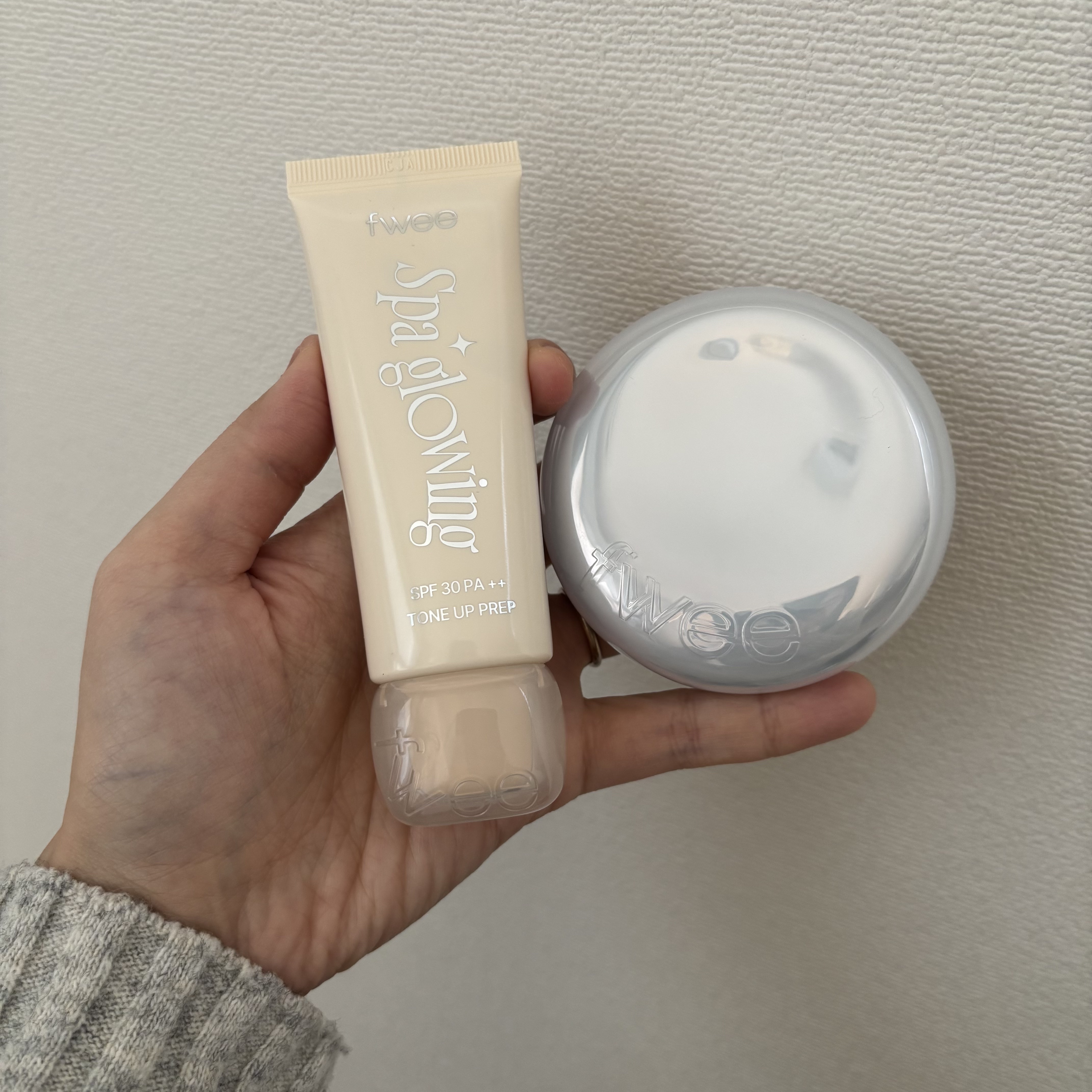 フィー クッションガラスオリジナル/fwee/クッションファンデーションを使ったクチコミ（1枚目）