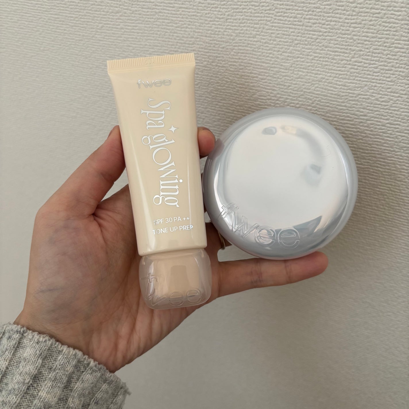 フィー クッションガラスオリジナル/fwee/クッションファンデーションを使ったクチコミ(1枚目)