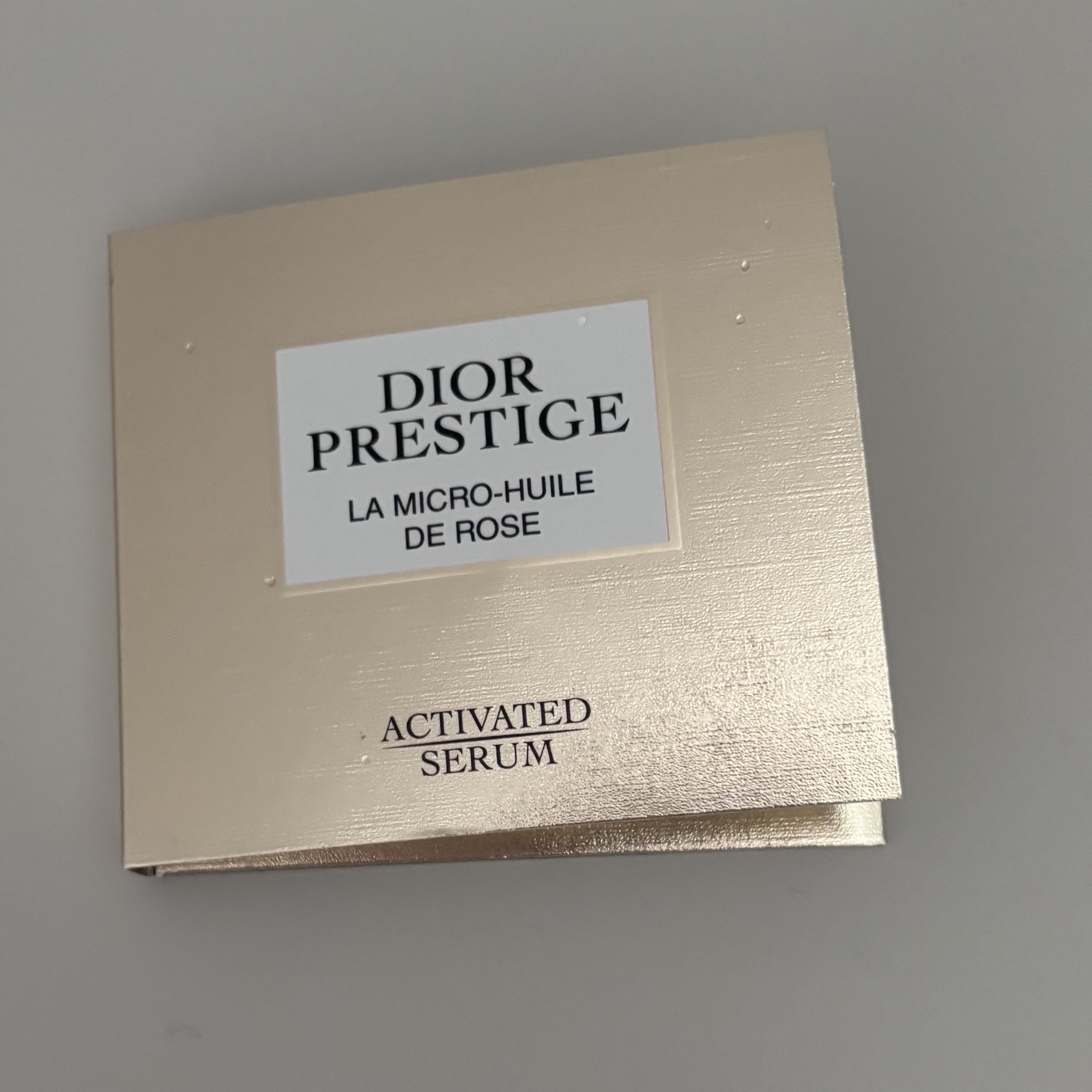 プレステージ マイクロ ユイル ド ローズ セラム/Dior/美容液を使ったクチコミ（2枚目）